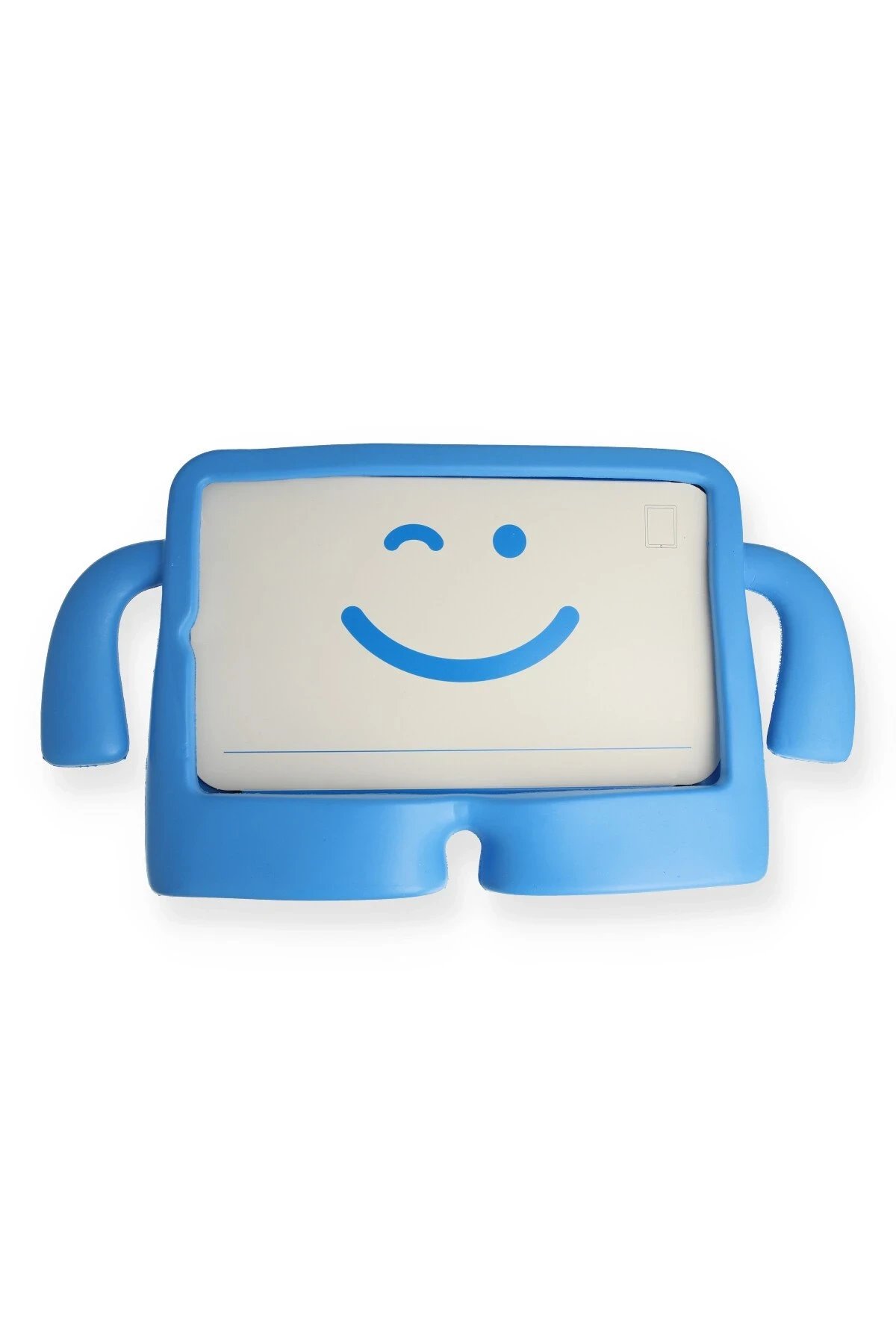 iPad 10.2 (7.nesil) Kılıf Karakter Tablet Silikon - Mavi-(5796)
