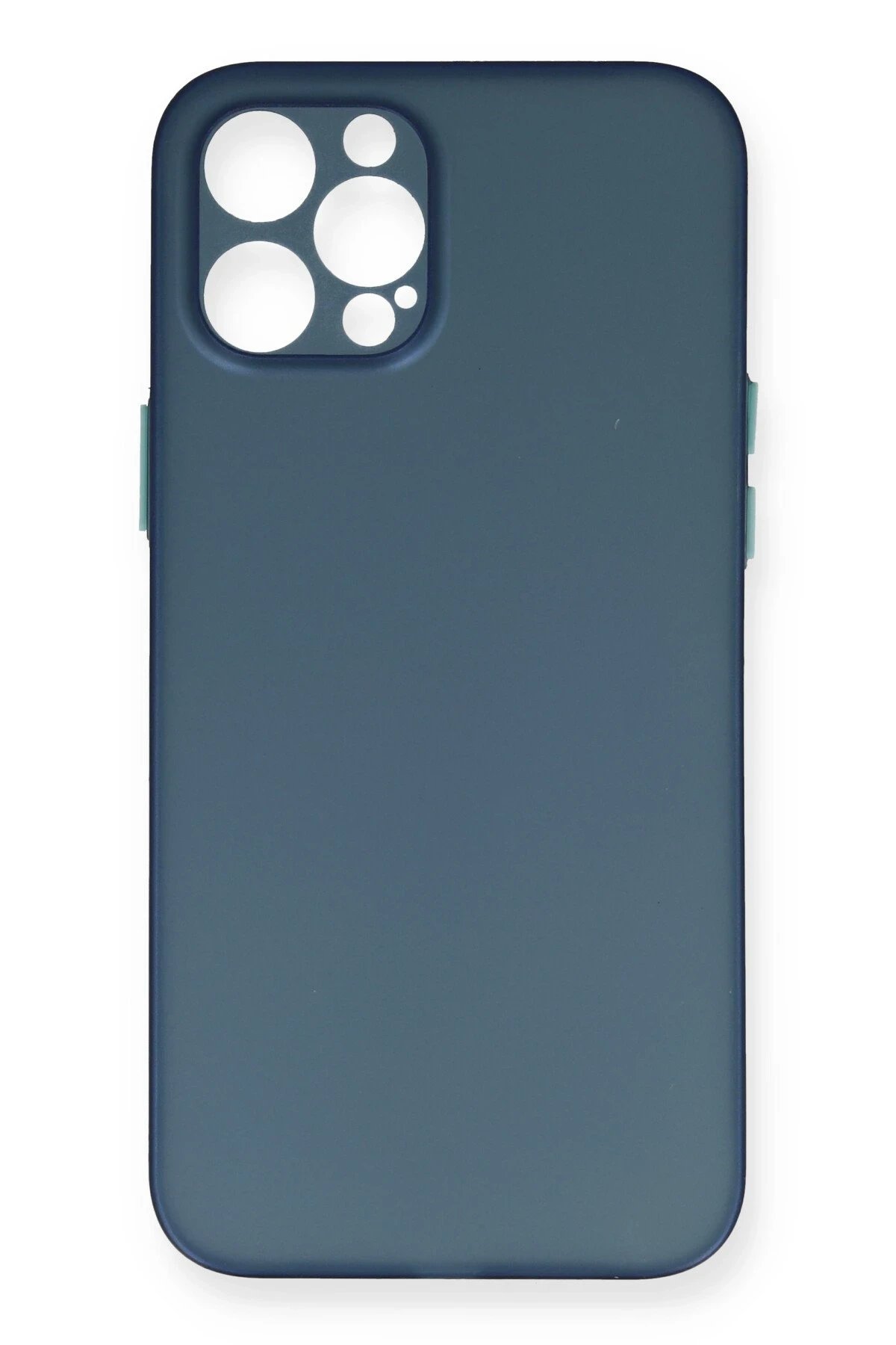 iPhone 12 Pro Max Kılıf PP Ultra İnce Kapak - Mavi-(5796)