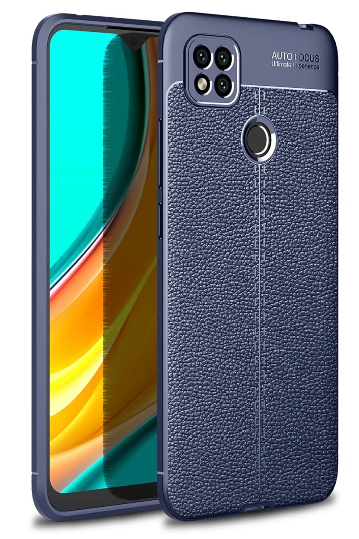 Xiaomi Redmi 9C Kılıf Auto Focus Kapak - Lacivert-(5796)