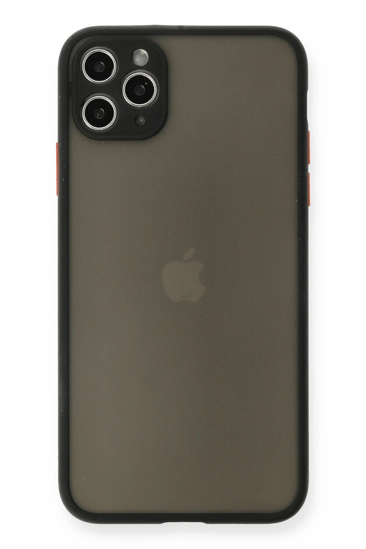 iPhone 11 Pro Max Kılıf Montreal Silikon Kapak - Siyah-(5796)