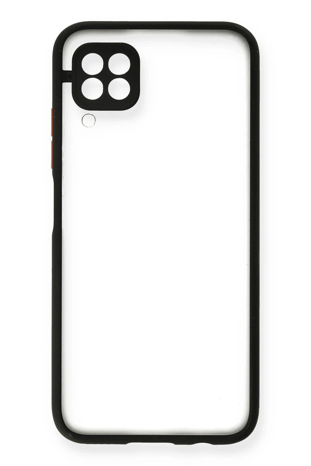 Huawei P40 Lite Kılıf Montreal Silikon Kapak - Siyah-(5796)