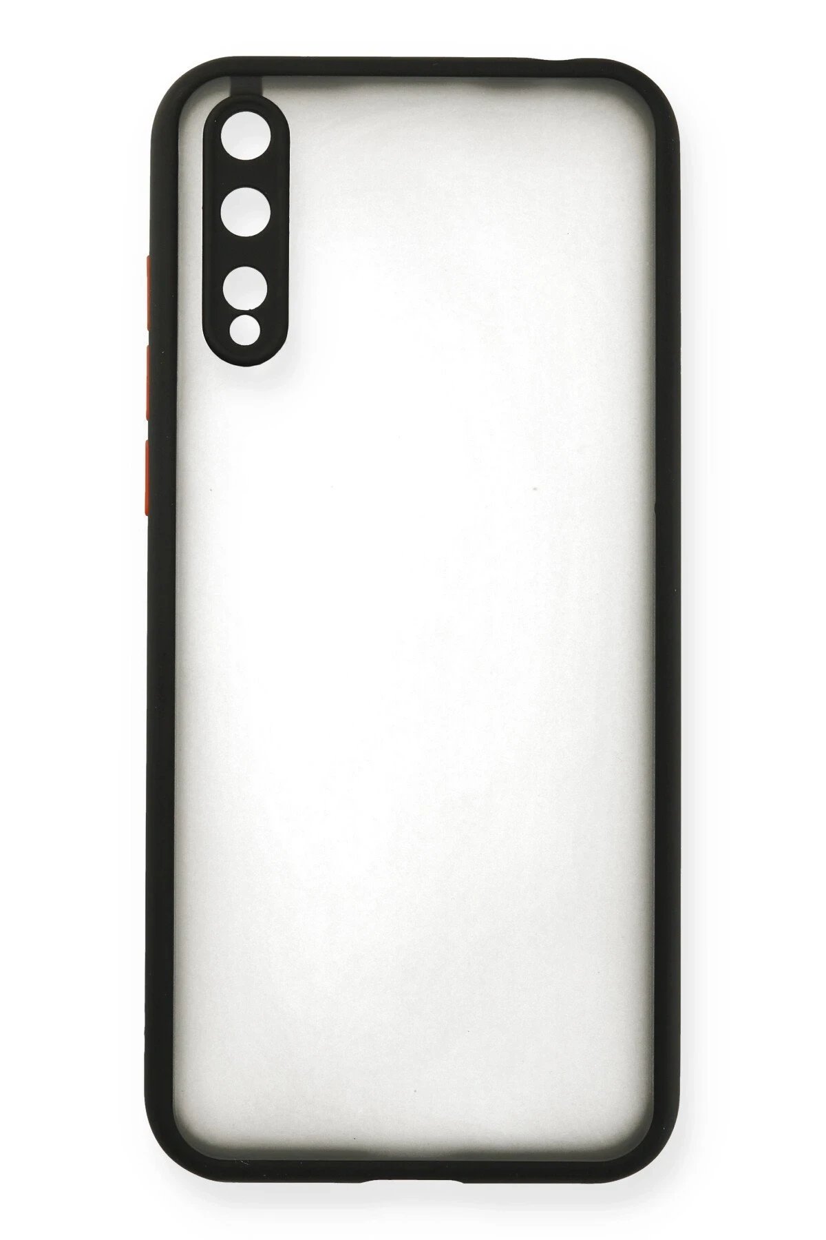 Huawei P40 Lite E Kılıf Montreal Silikon Kapak - Siyah-(5796)