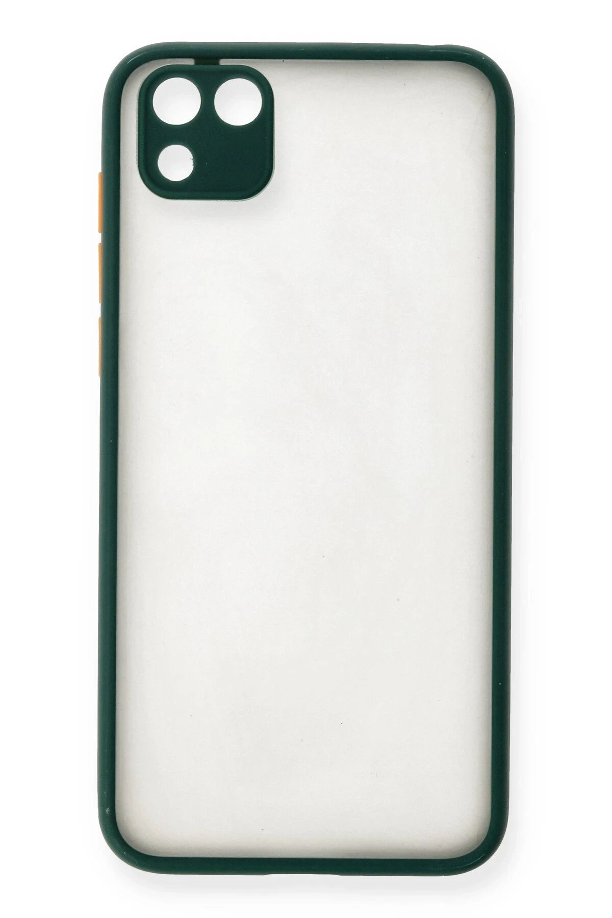 Huawei Y5P Kılıf Montreal Silikon Kapak - Yeşil-(5796)
