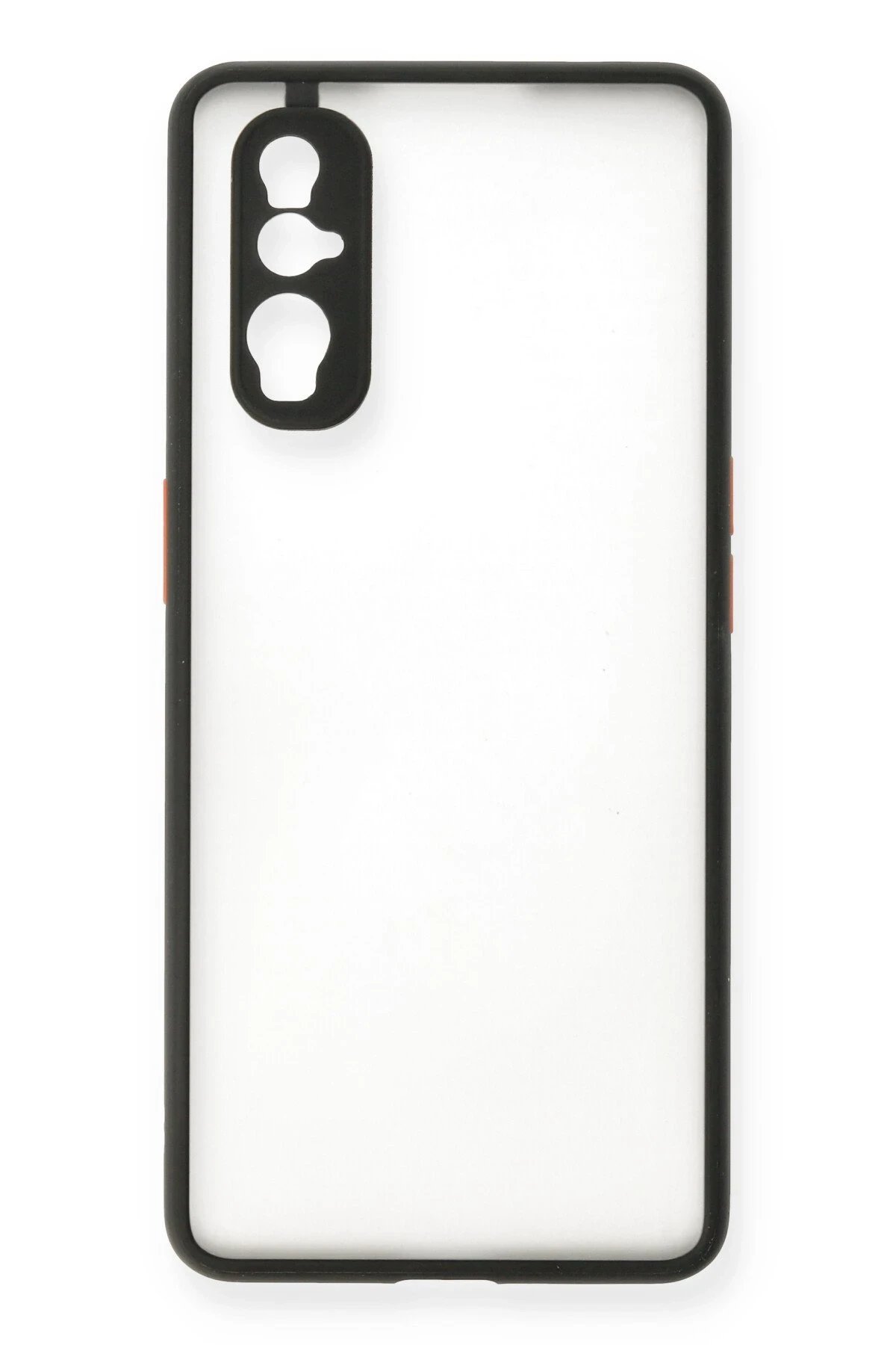 Oppo Find X2 Kılıf Montreal Silikon Kapak - Siyah-(5796)