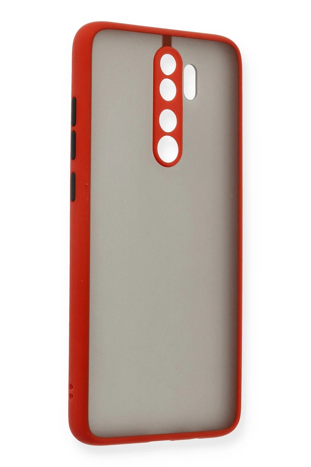 Xiaomi Redmi Note 8 Pro Kılıf Montreal Silikon Kapak - Kırmızı-(5796)