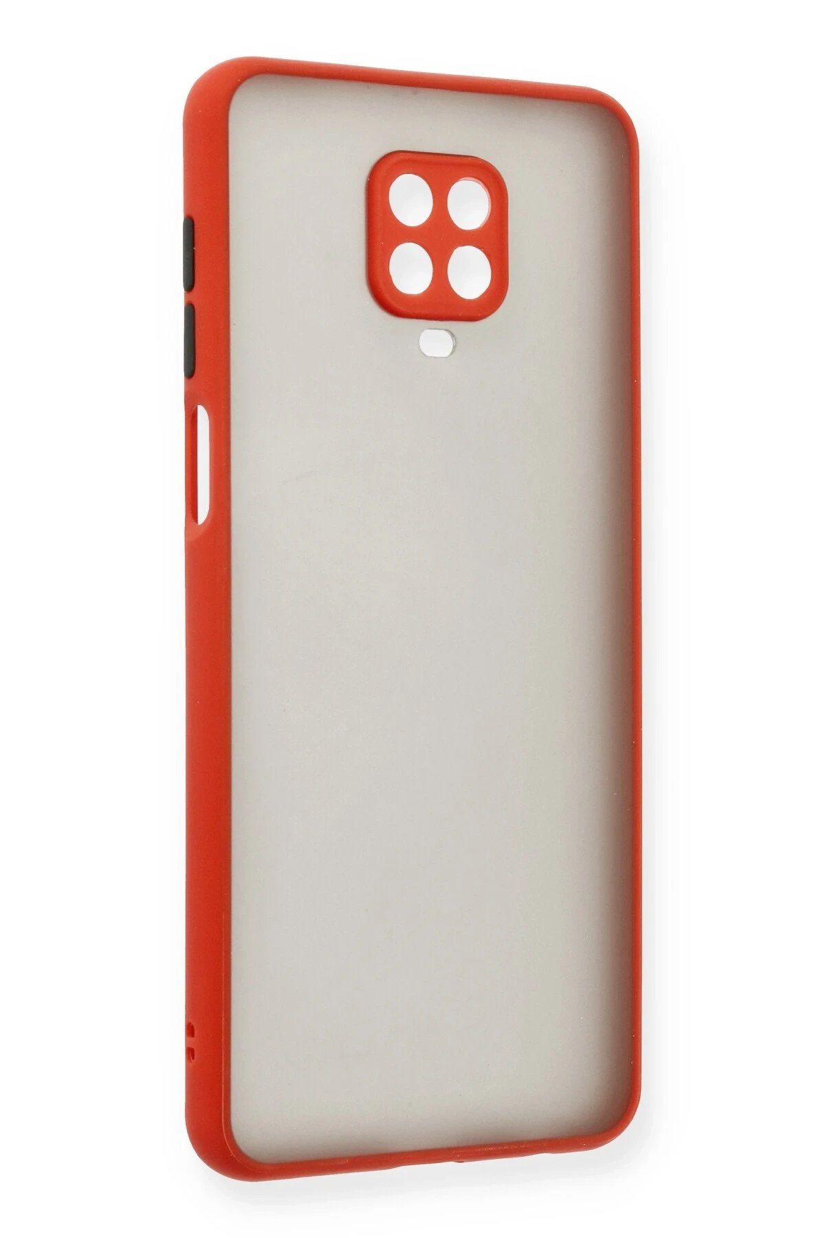 Xiaomi Redmi Note 9 Pro Kılıf Montreal Silikon Kapak - Kırmızı-(5796)