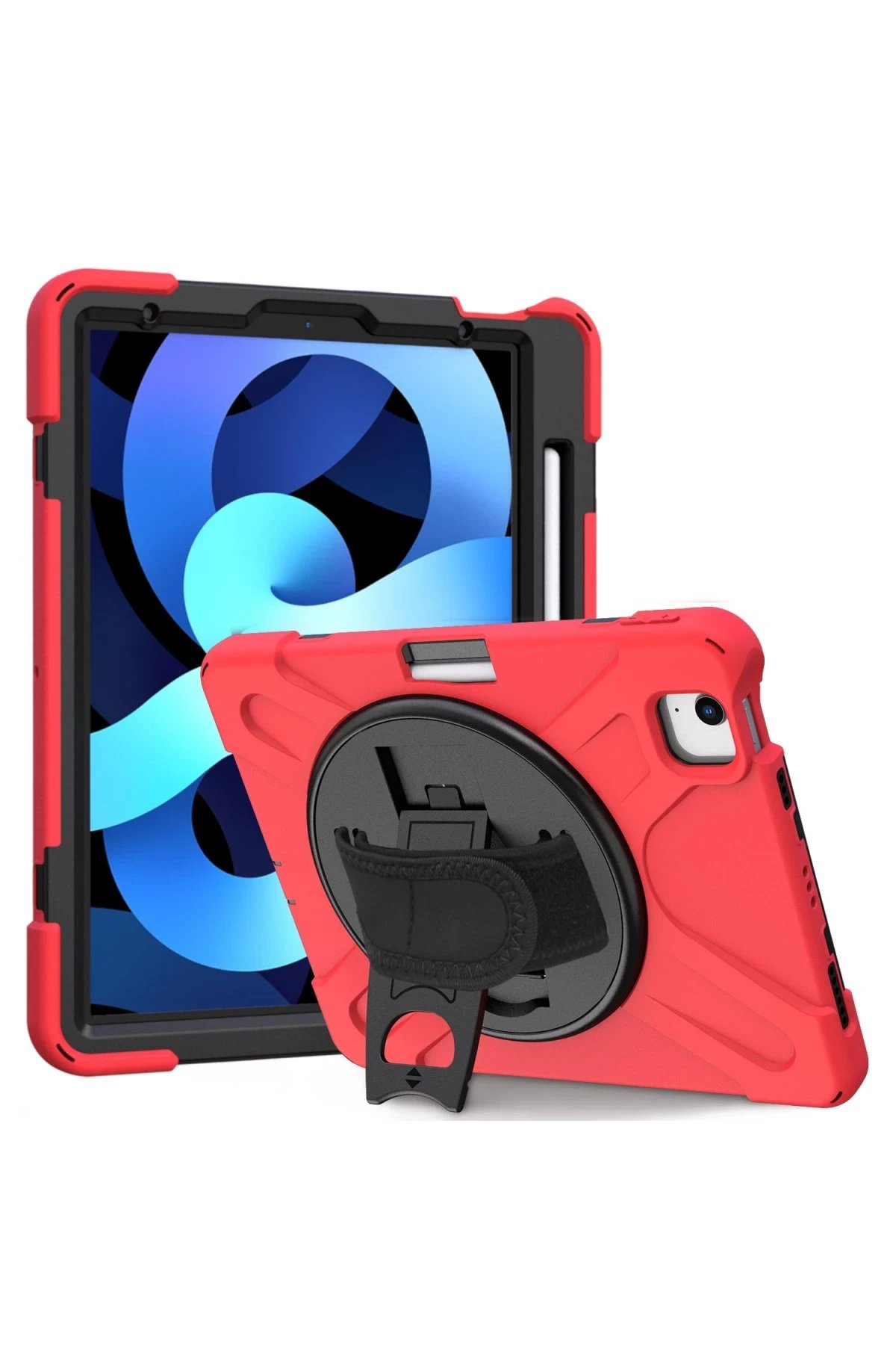 iPad Pro 11 (2020) Kılıf Amazing Tablet Kapak - Kırmızı-(5796)