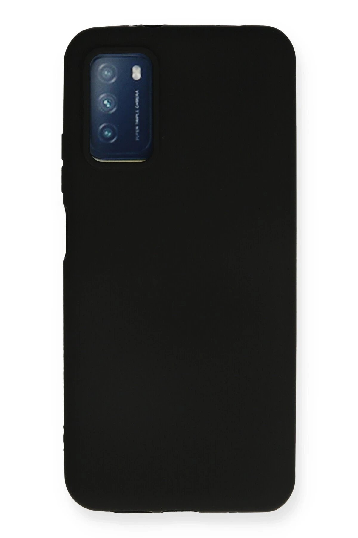 Xiaomi Pocophone M3 Kılıf First Silikon - Siyah-(5796)