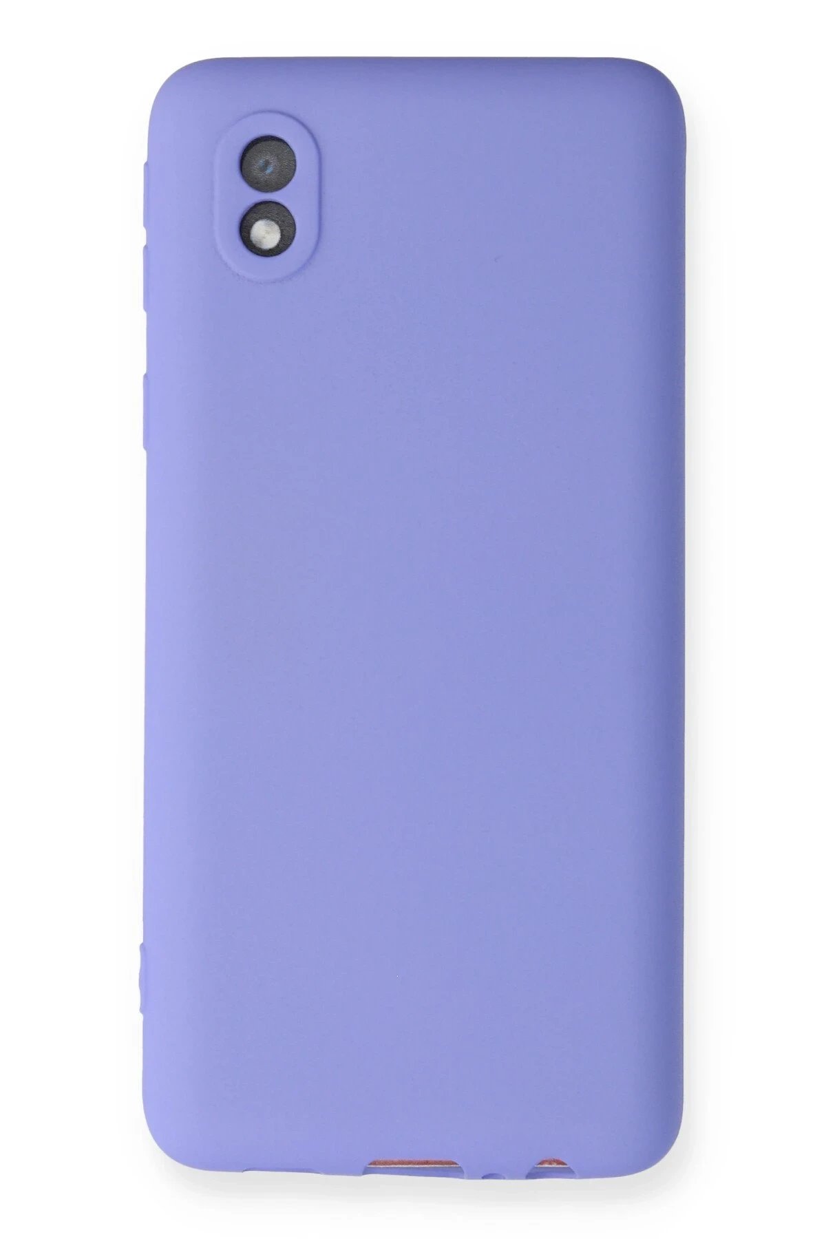 Samsung Galaxy A01 Core Kılıf First Silikon - Lila-(5796)