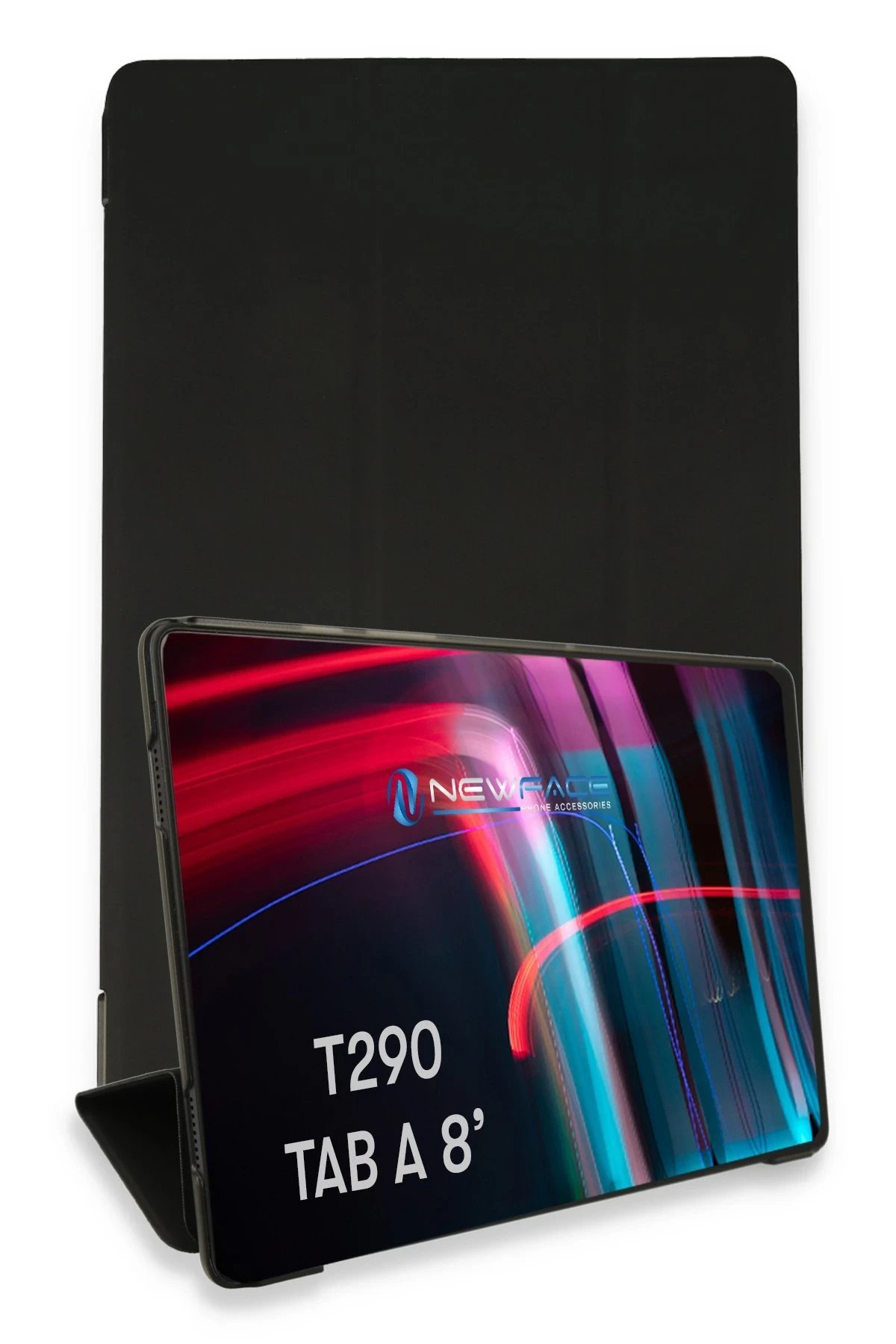 Samsung Galaxy T290 Tab A 8 Kılıf Tablet Smart Kılıf - Siyah-(5796)