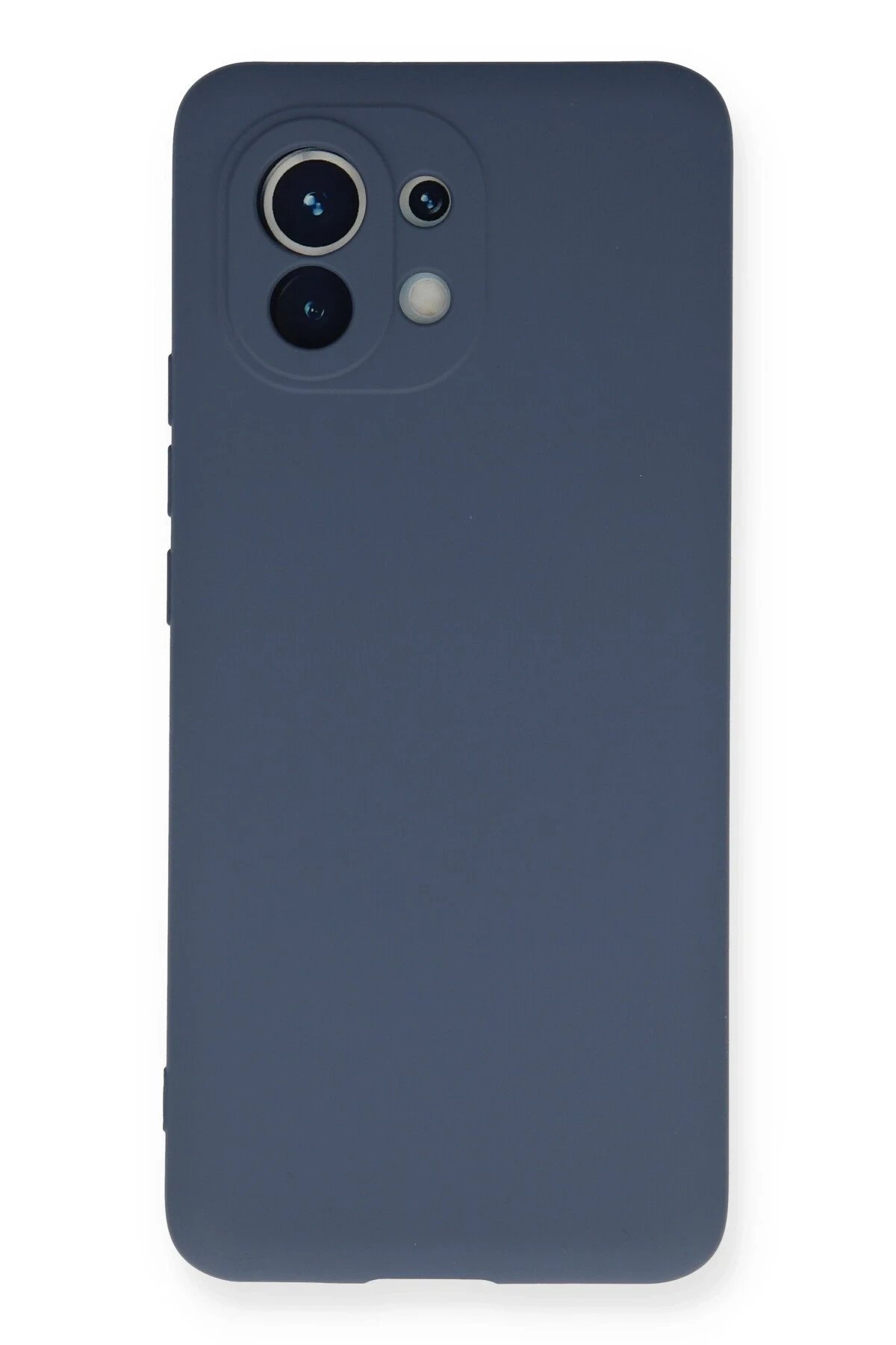 Xiaomi Mi 11 Kılıf Nano içi Kadife Silikon - Gri-(5796)