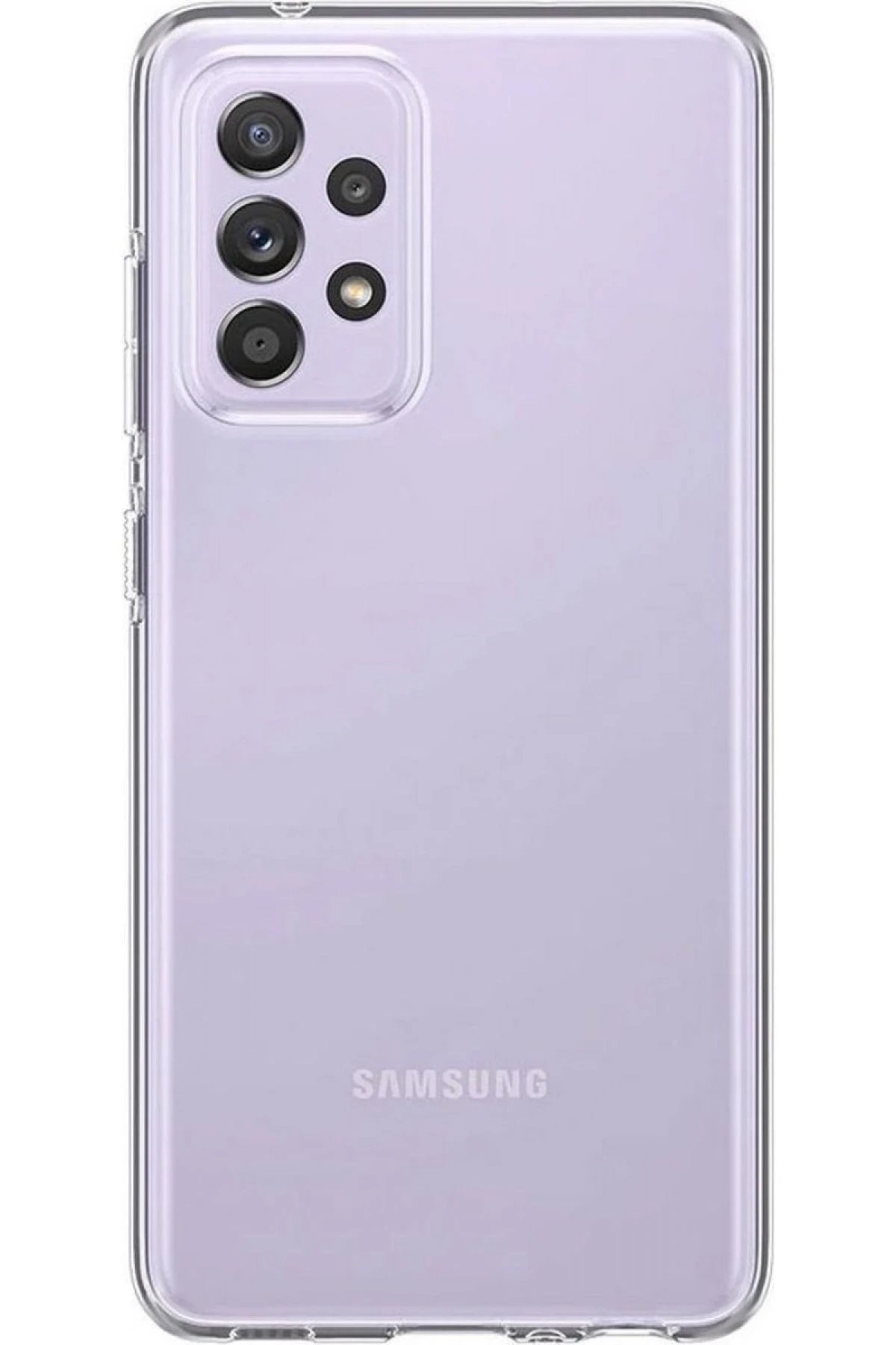 Samsung Galaxy A72 Kılıf Lüx Şeffaf Silikon-(5796)