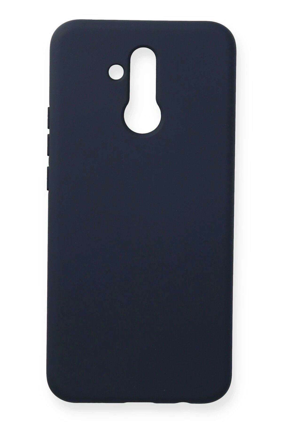 Huawei Mate 20 Lite Kılıf Nano içi Kadife Silikon - Lacivert-(5796)