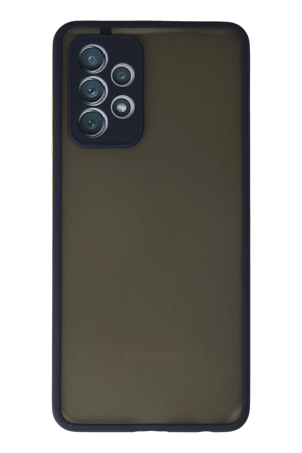 Samsung Galaxy A72 Kılıf Montreal Silikon Kapak - Lacivert-(5796)