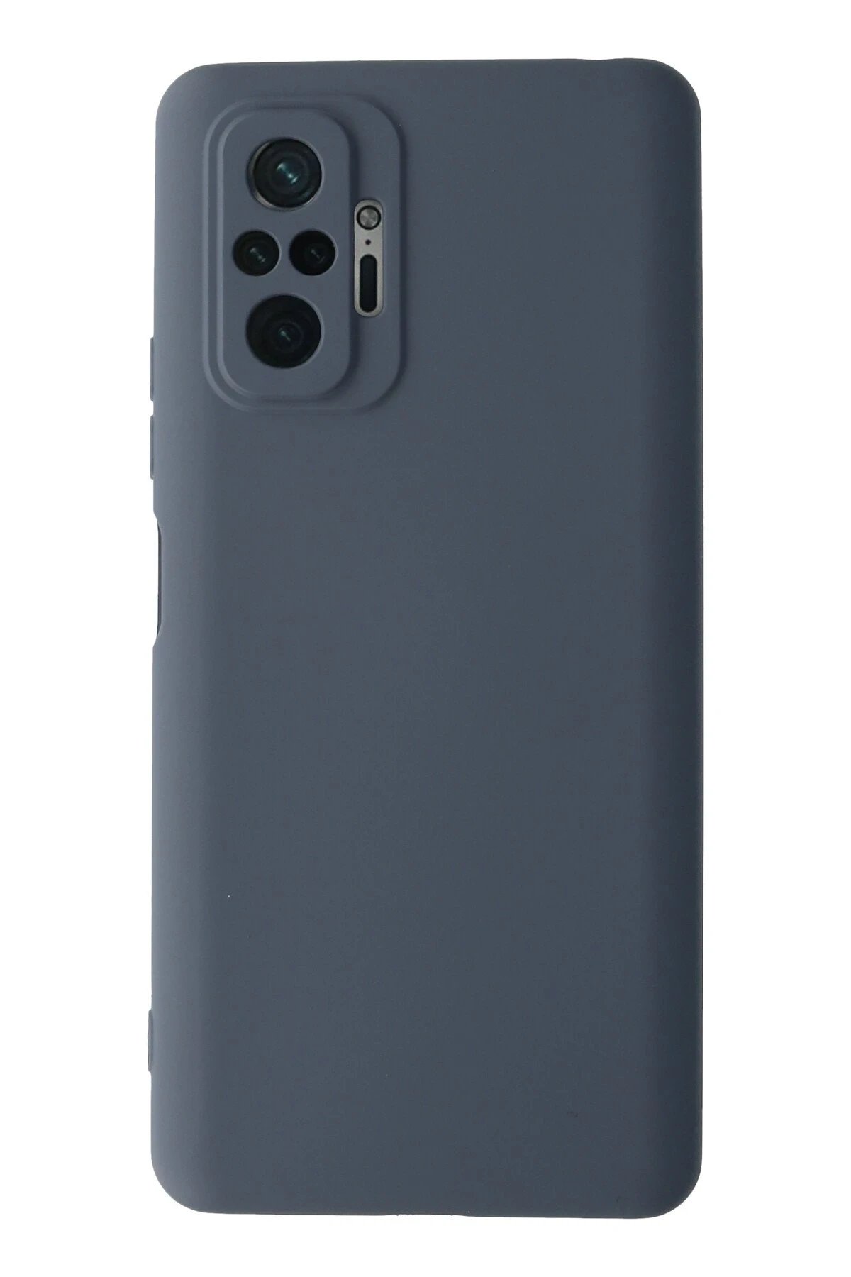 Xiaomi Redmi Note 10 Pro Kılıf Nano içi Kadife Silikon - Gri-(5796)
