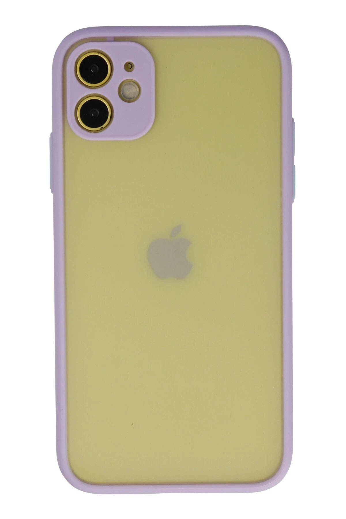 iPhone 11 Kılıf Montreal Silikon Kapak - Mor-(5796)