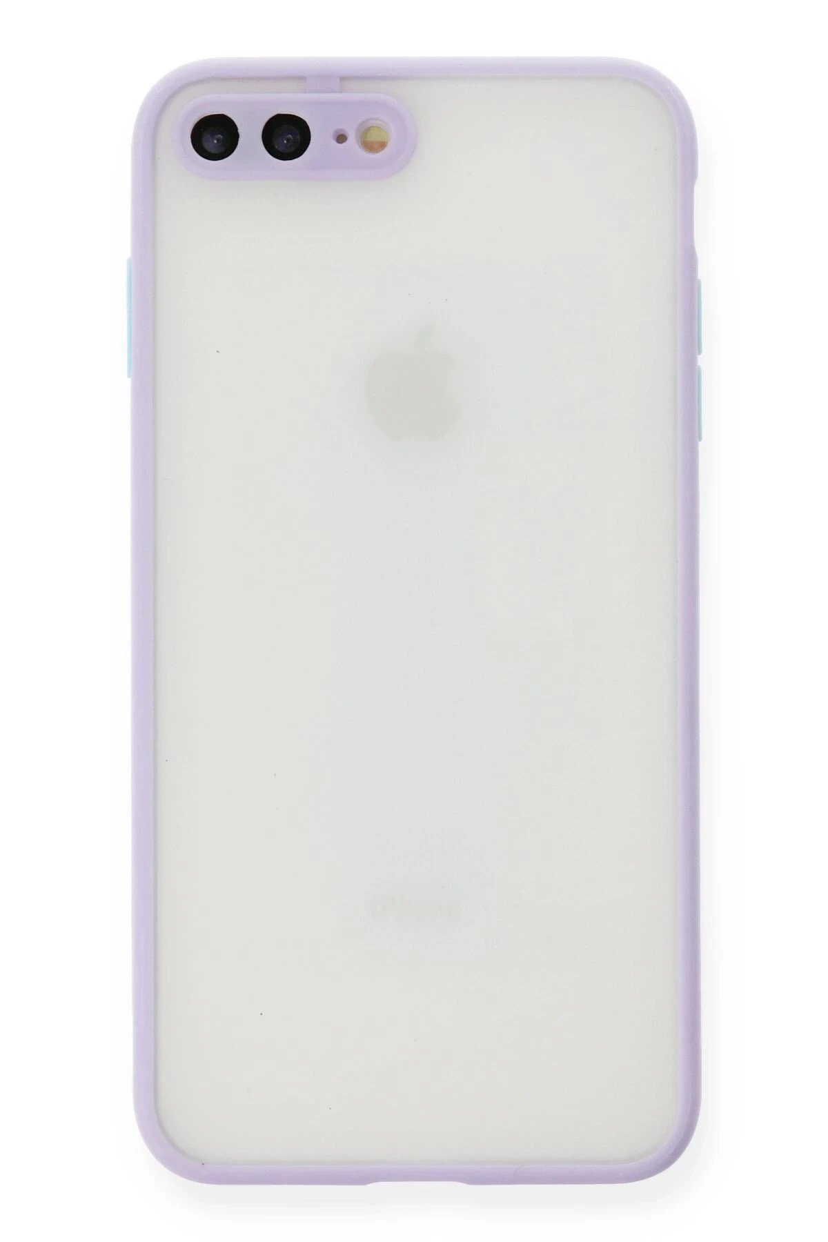 iPhone 7 Plus Kılıf Montreal Silikon Kapak - Mor-(5796)