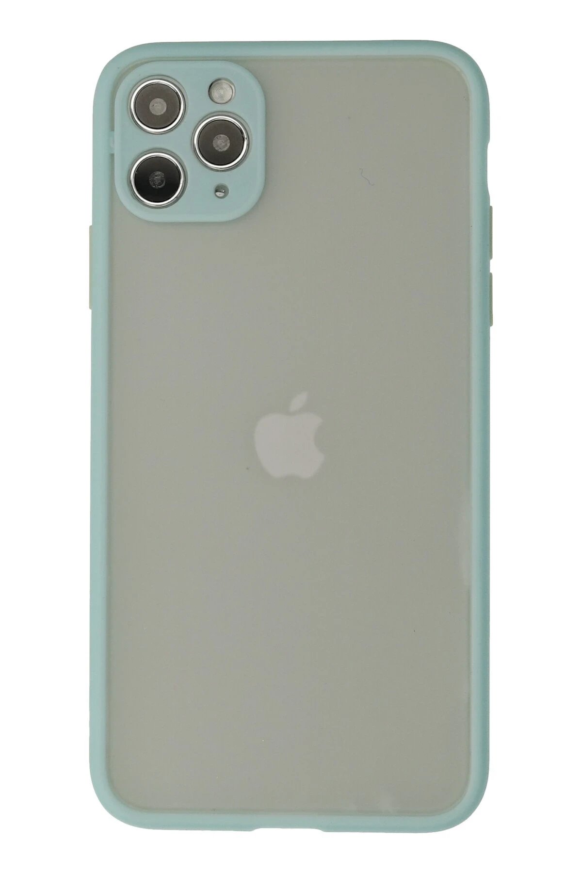 iPhone 12 Pro Kılıf Montreal Silikon Kapak - Turkuaz-(5796)