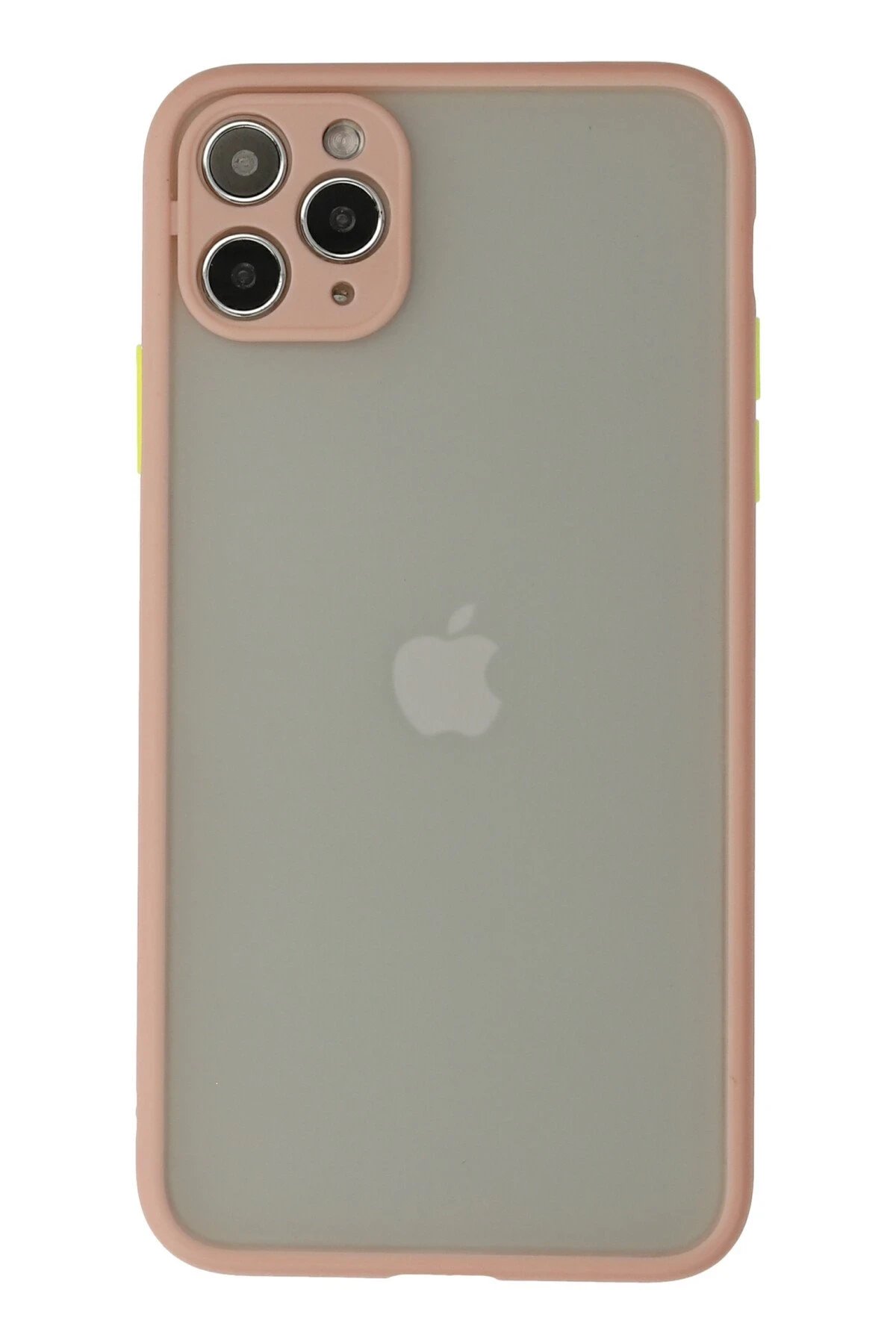 iPhone 12 Pro Kılıf Montreal Silikon Kapak - Pembe-(5796)