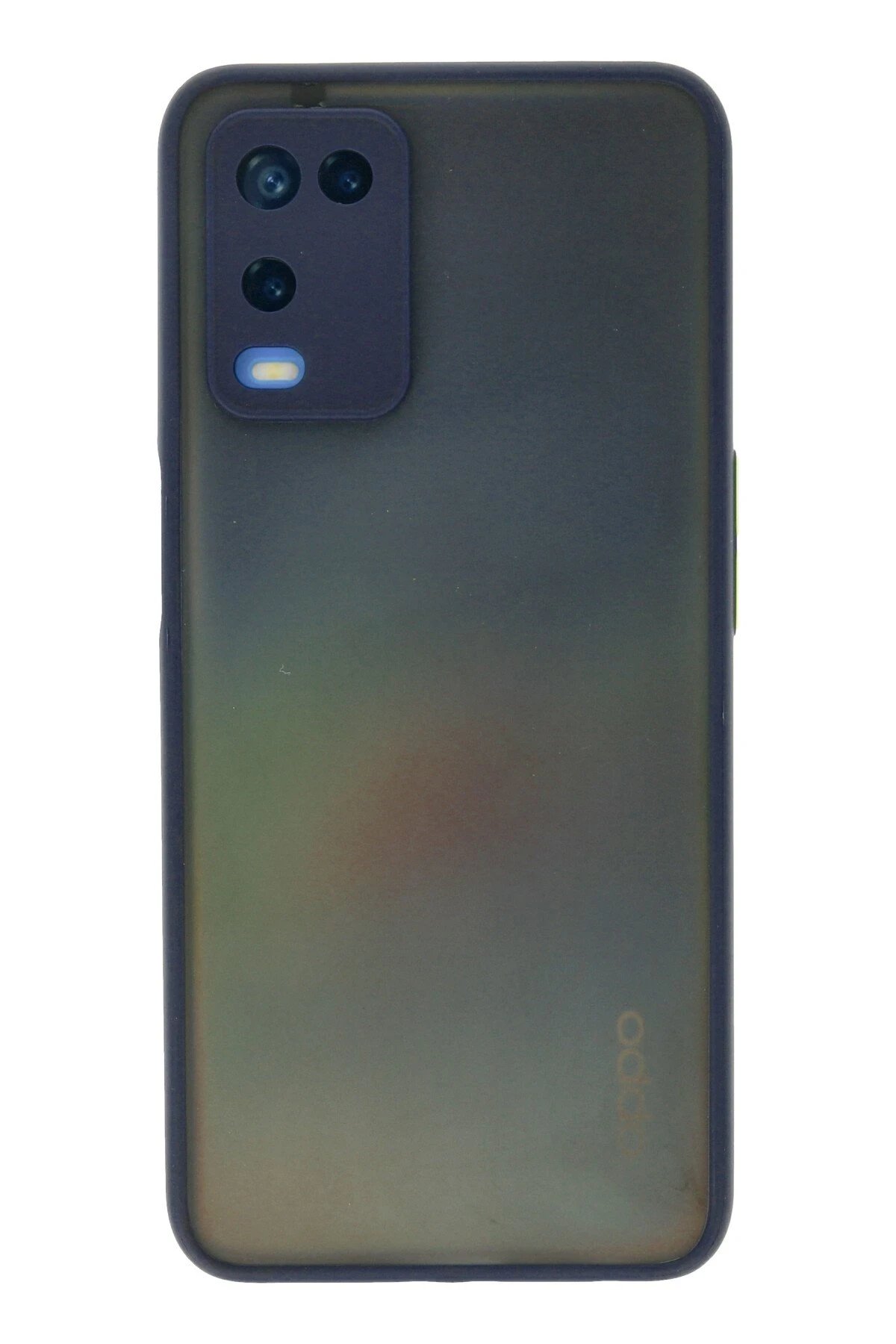 Oppo A54 4G Kılıf Montreal Silikon Kapak - Lacivert-(5796)