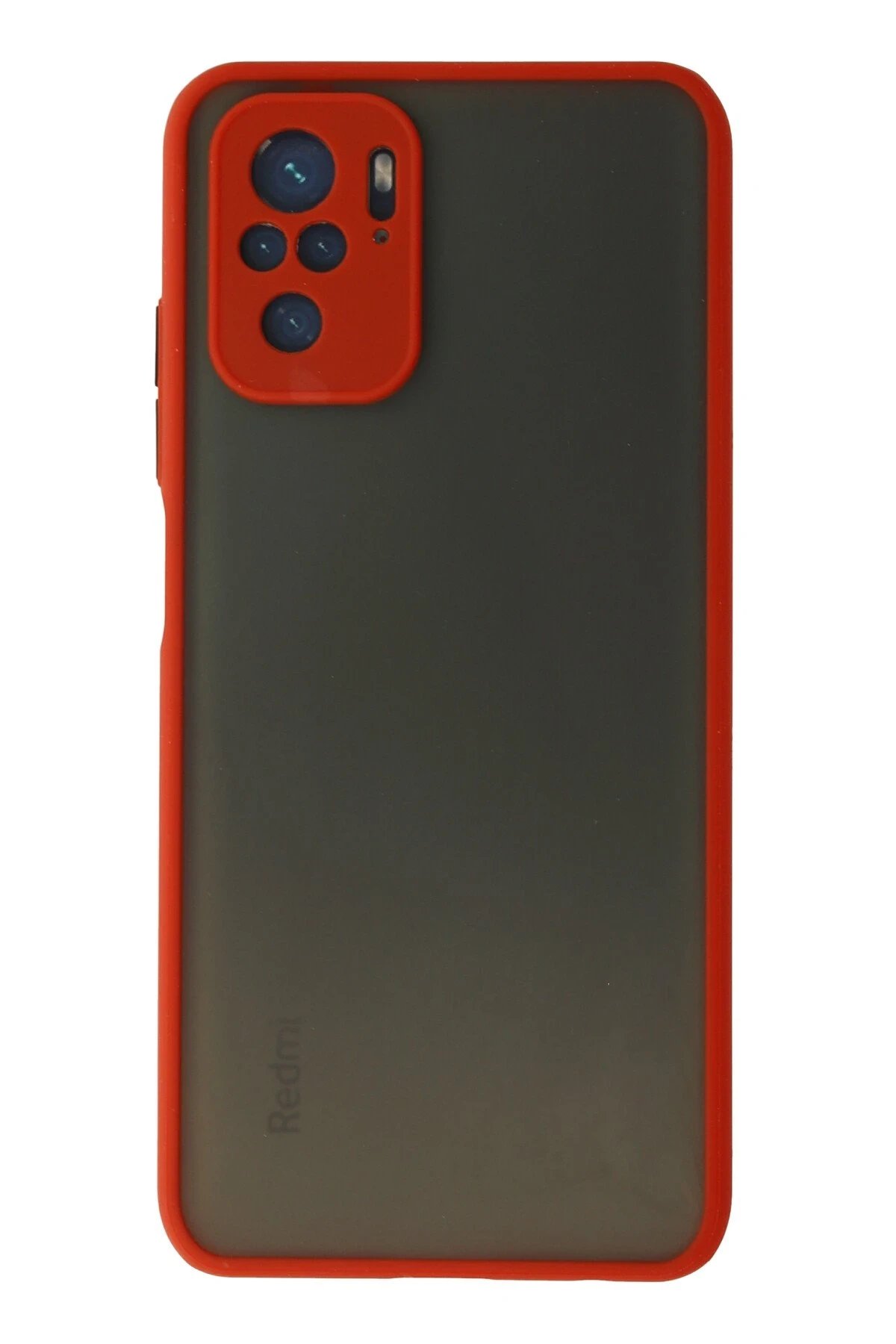 Xiaomi Redmi Note 10 Kılıf Montreal Silikon Kapak - Kırmızı-(5796)