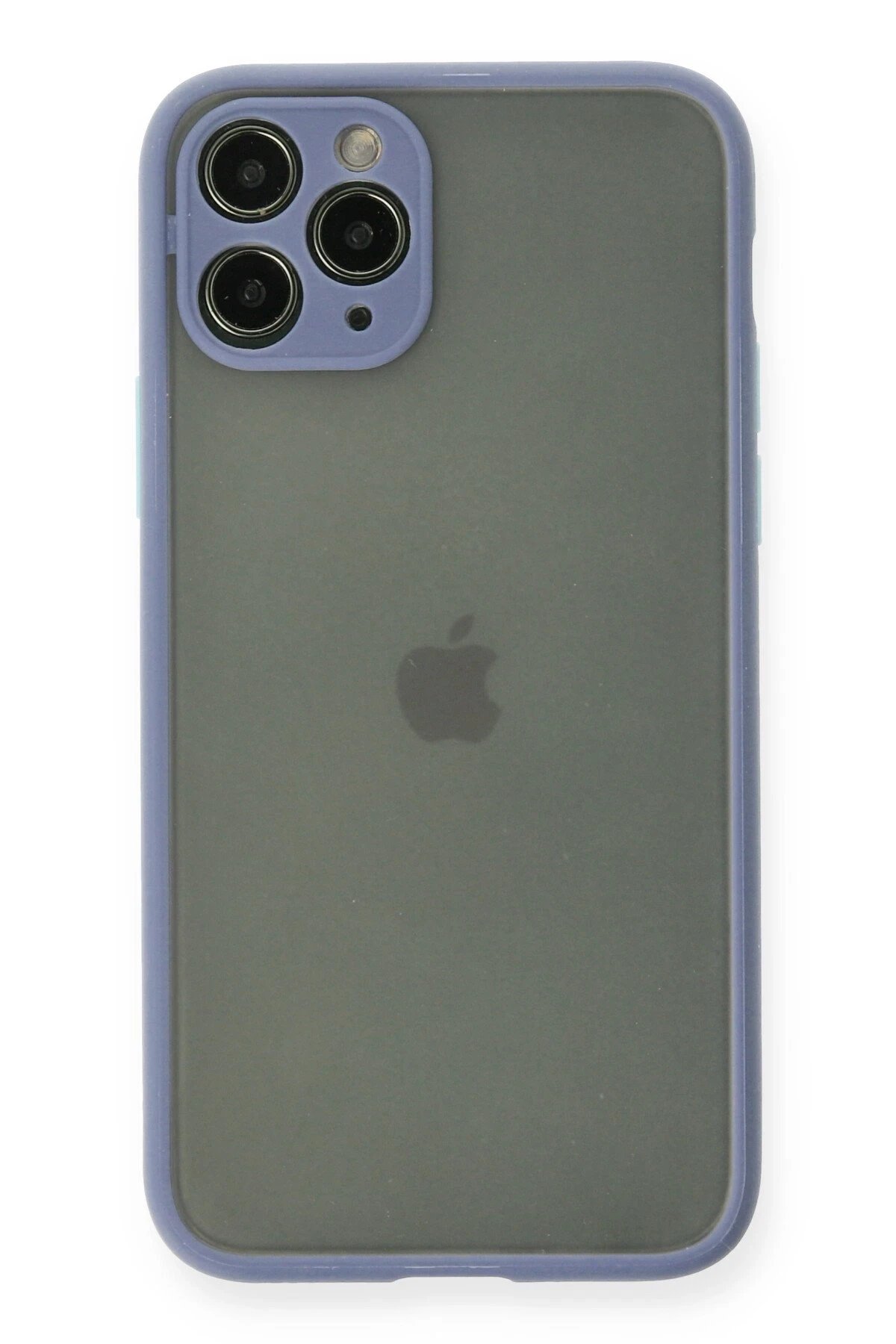 iPhone 11 Pro Kılıf Montreal Silikon Kapak - Gri-(5796)