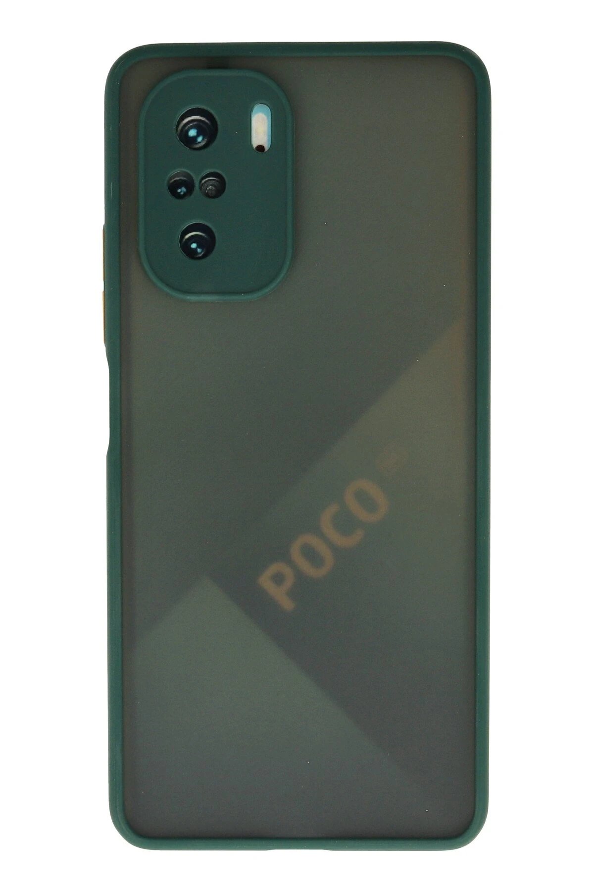 Xiaomi Poco F3 Kılıf Montreal Silikon Kapak - Yeşil-(5796)