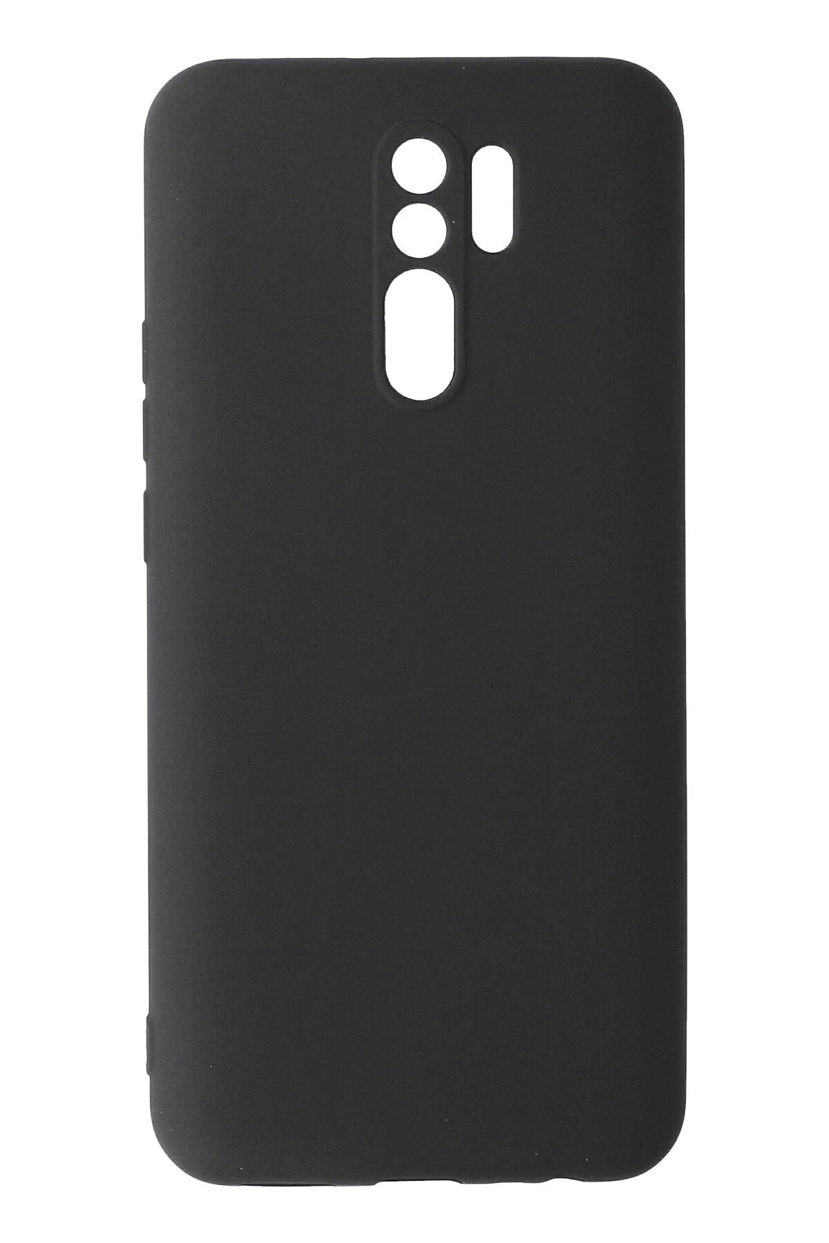 Xiaomi Redmi 9 Kılıf Nano içi Kadife Silikon - Gri-(5796)