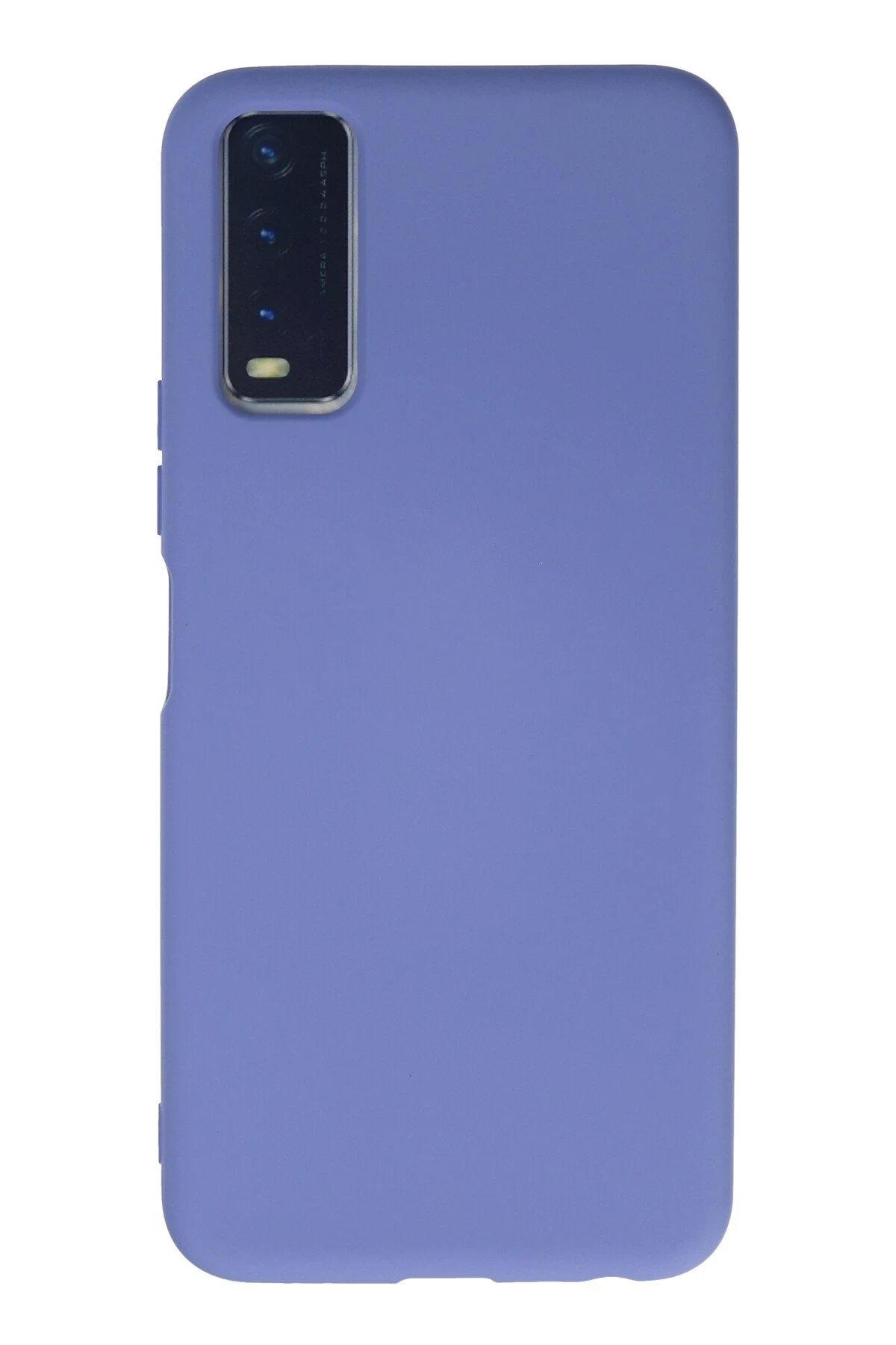 Vivo Y11S Kılıf Nano içi Kadife Silikon - Lila-(5796)