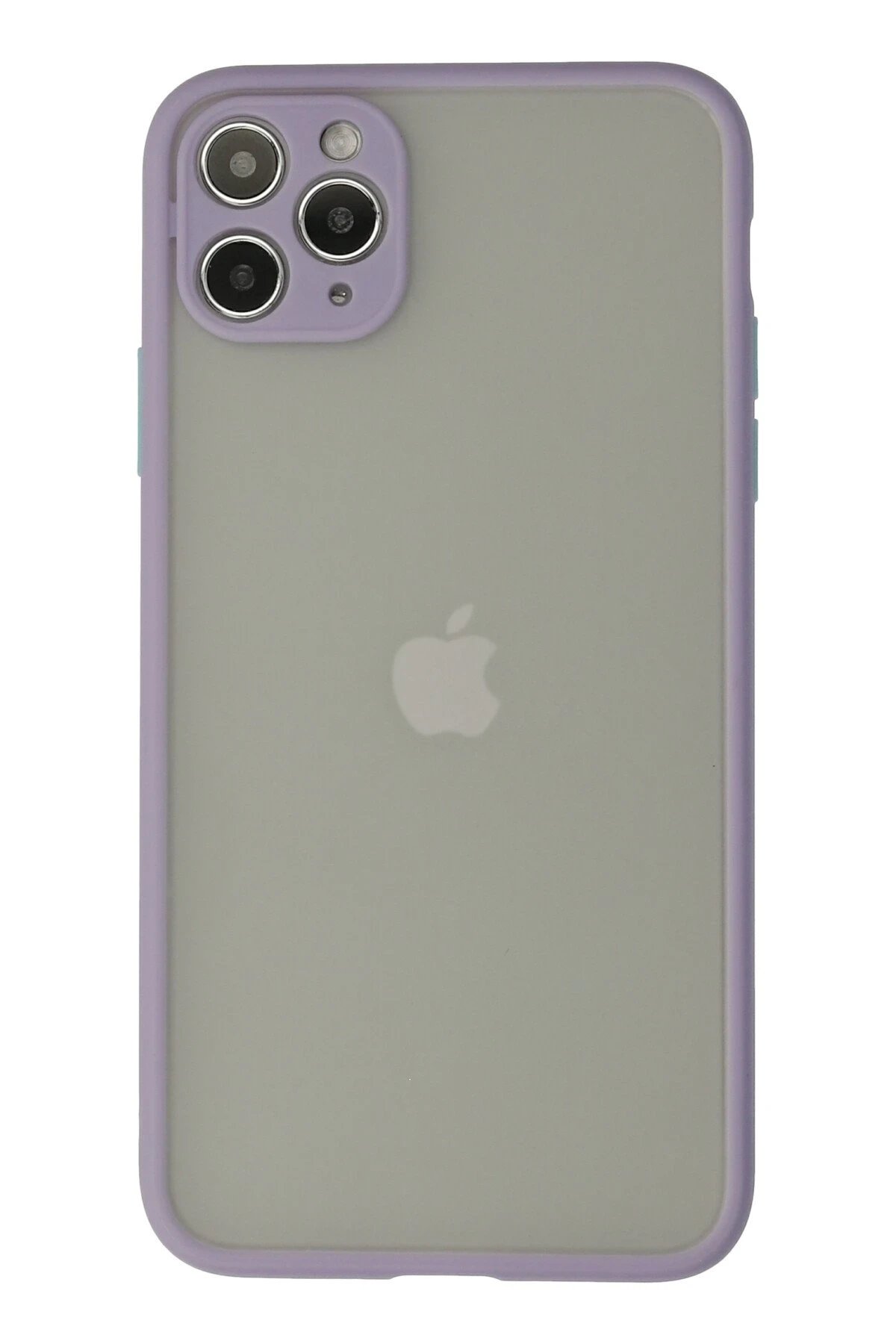iPhone 12 Pro Max Kılıf Montreal Silikon Kapak - Mor-(5796)