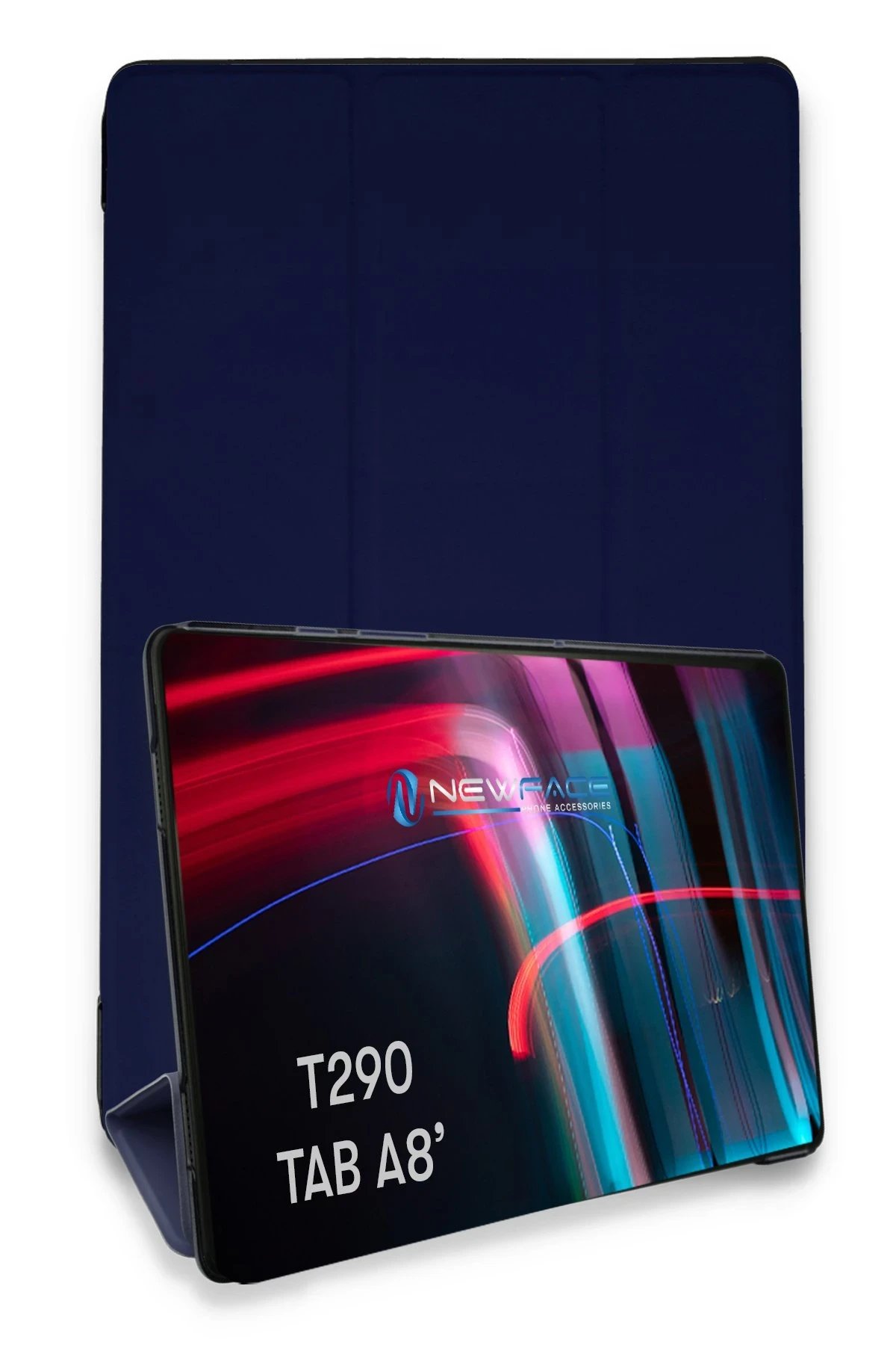 Samsung Galaxy T290 Tab A 8 Kılıf Tablet Smart Kılıf - Lacivert-(5796)