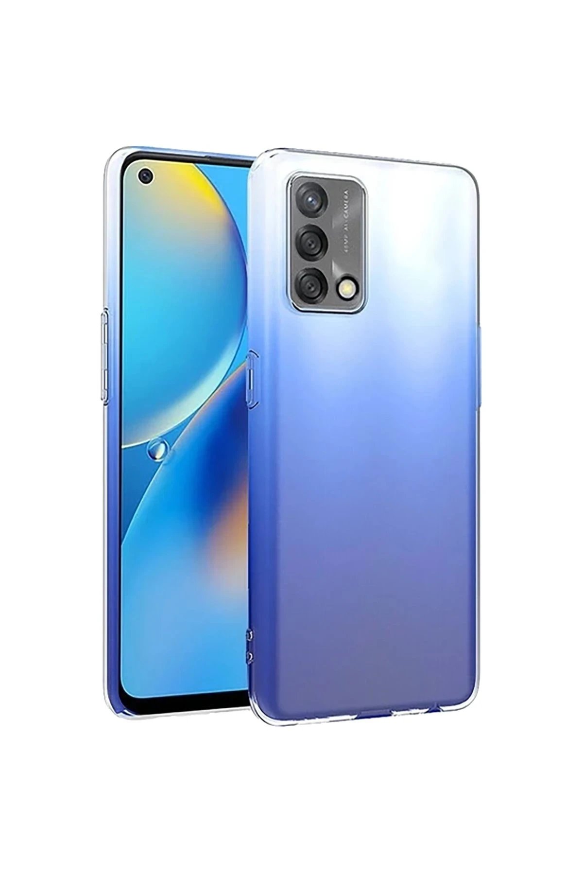Oppo A74 4G Kılıf Lüx Şeffaf Silikon-(5796)