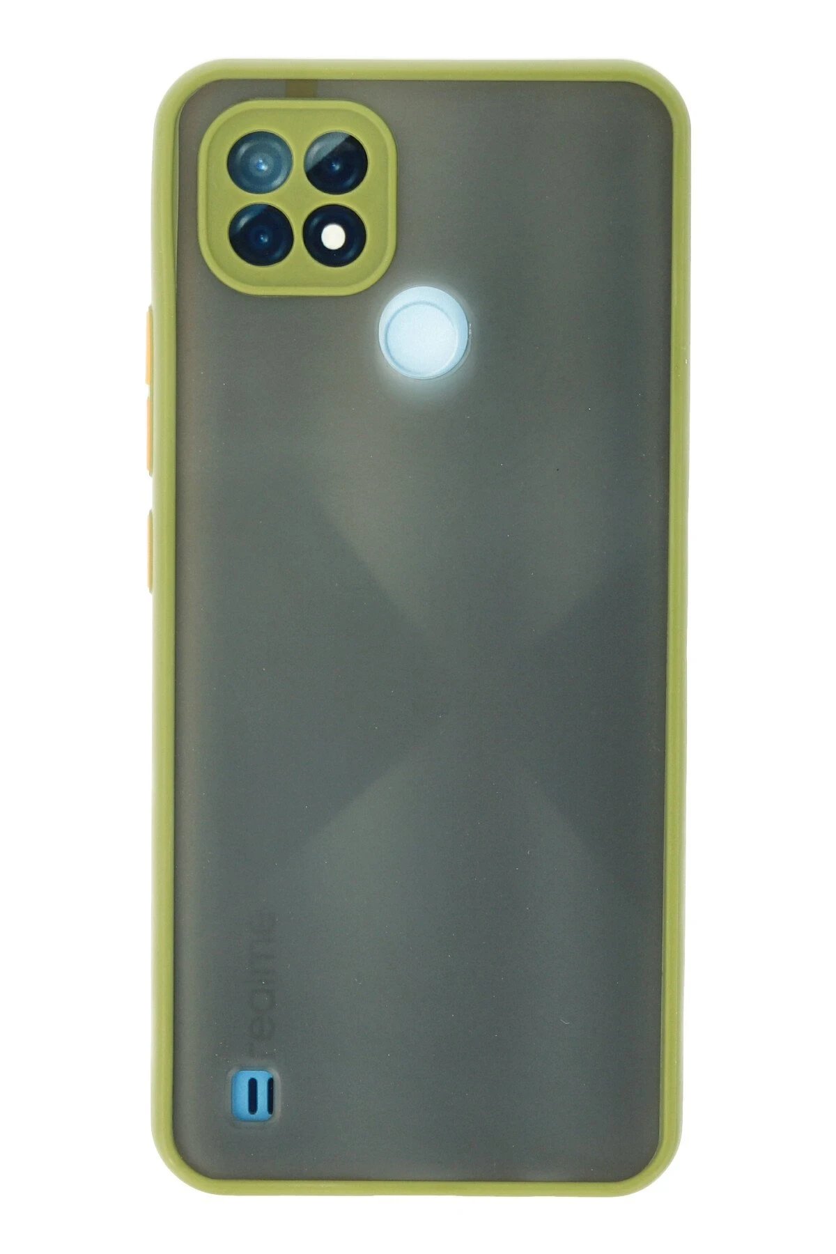 Realme C21 Kılıf Montreal Silikon Kapak - Açık Yeşil-(5796)
