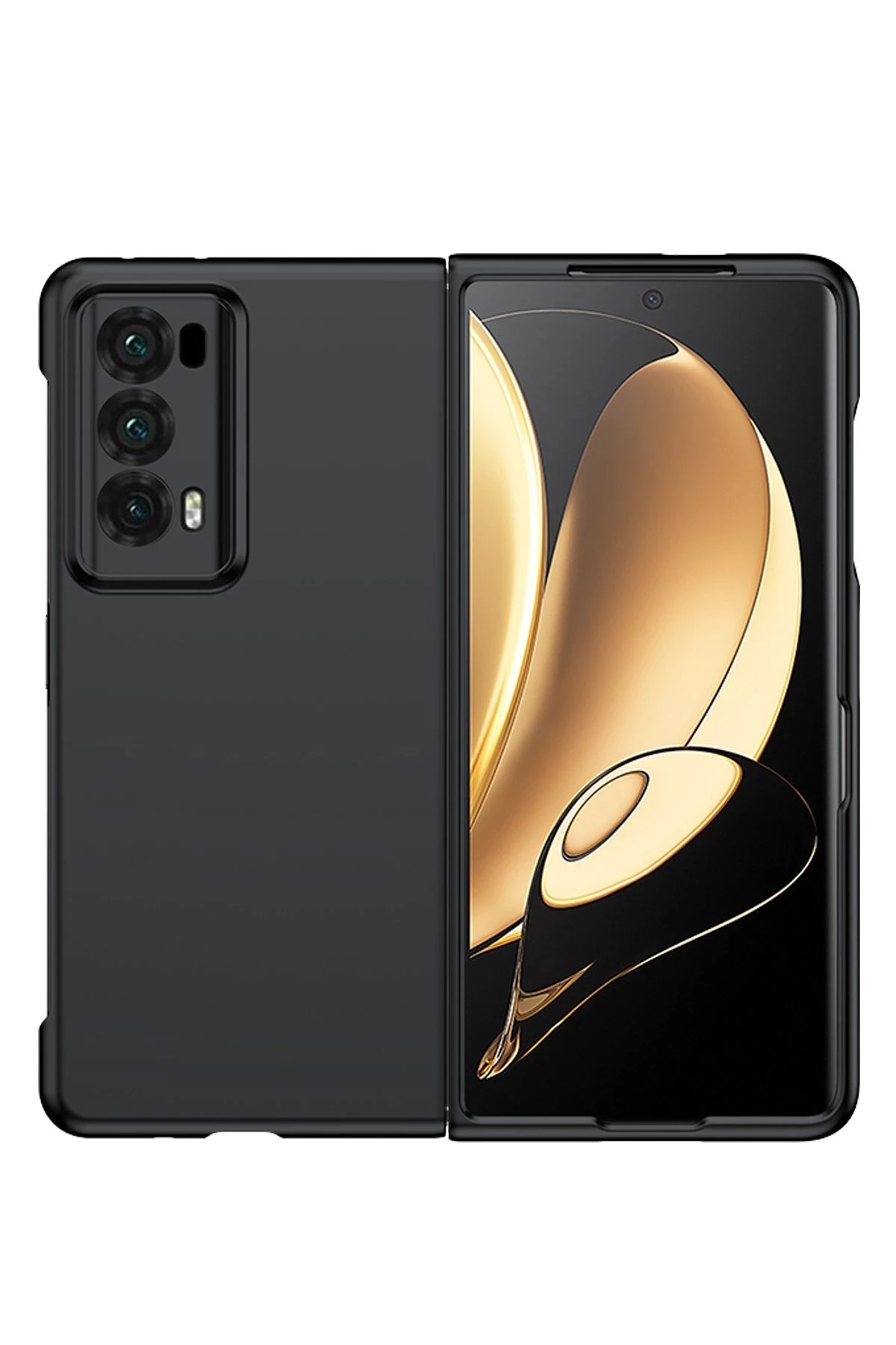 Huawei Honor Magic V2 Kılıf Loft Kapak - Siyah-(5796)