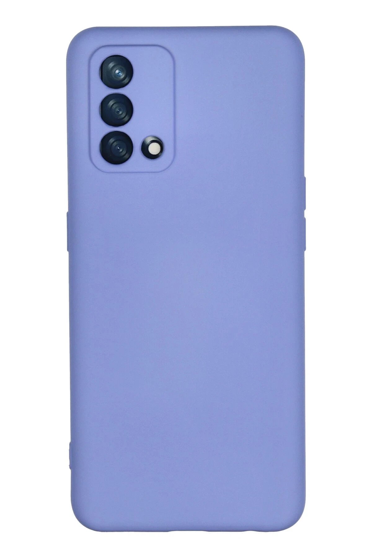 Oppo A74 4G Kılıf Nano içi Kadife Silikon - Lila-(5796)