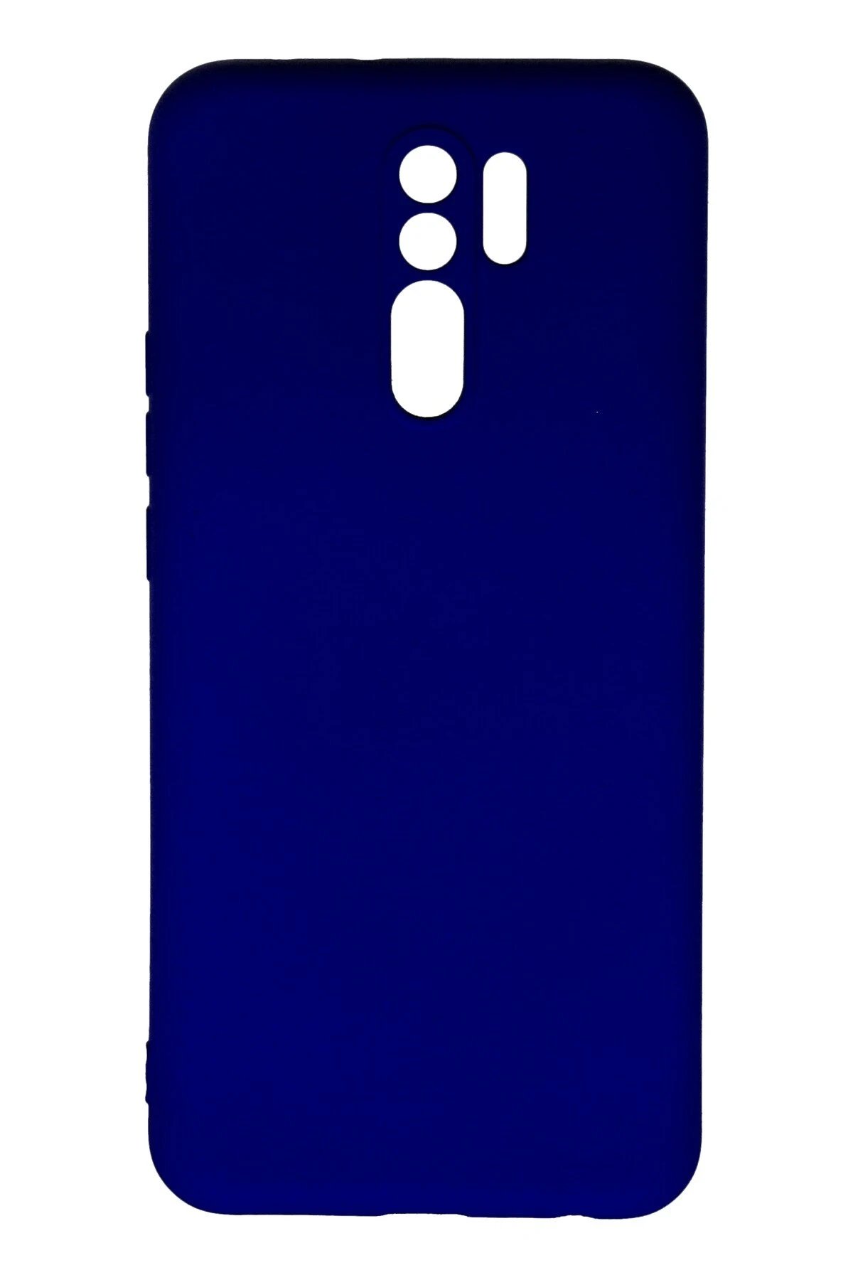 Xiaomi Redmi 9 Kılıf Nano içi Kadife Silikon - Lacivert-(5796)