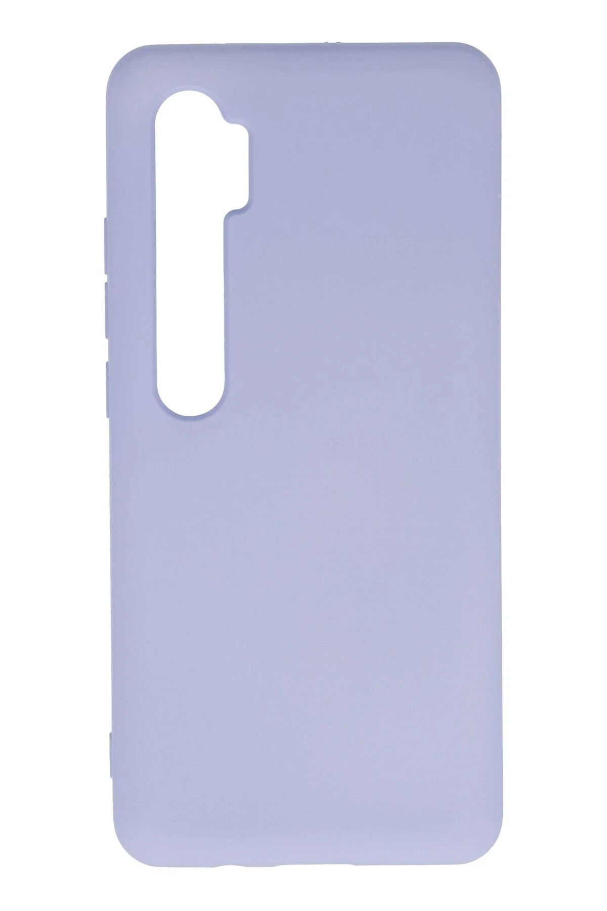 Xiaomi Mi Note 10 Lite Kılıf Nano içi Kadife Silikon - Lila-(5796)