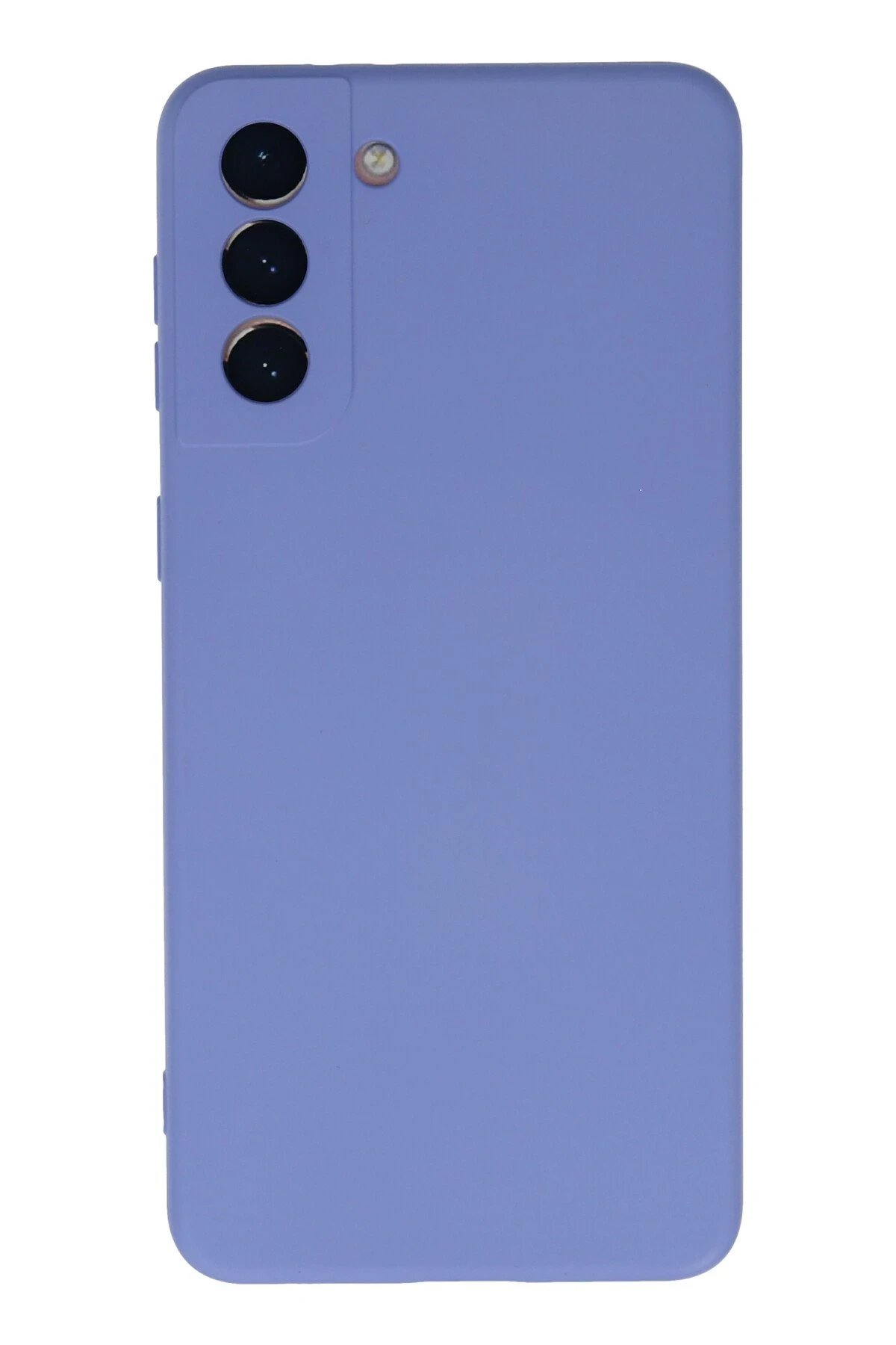 Samsung Galaxy S21 Plus Kılıf Nano içi Kadife Silikon - Lila-(5796)