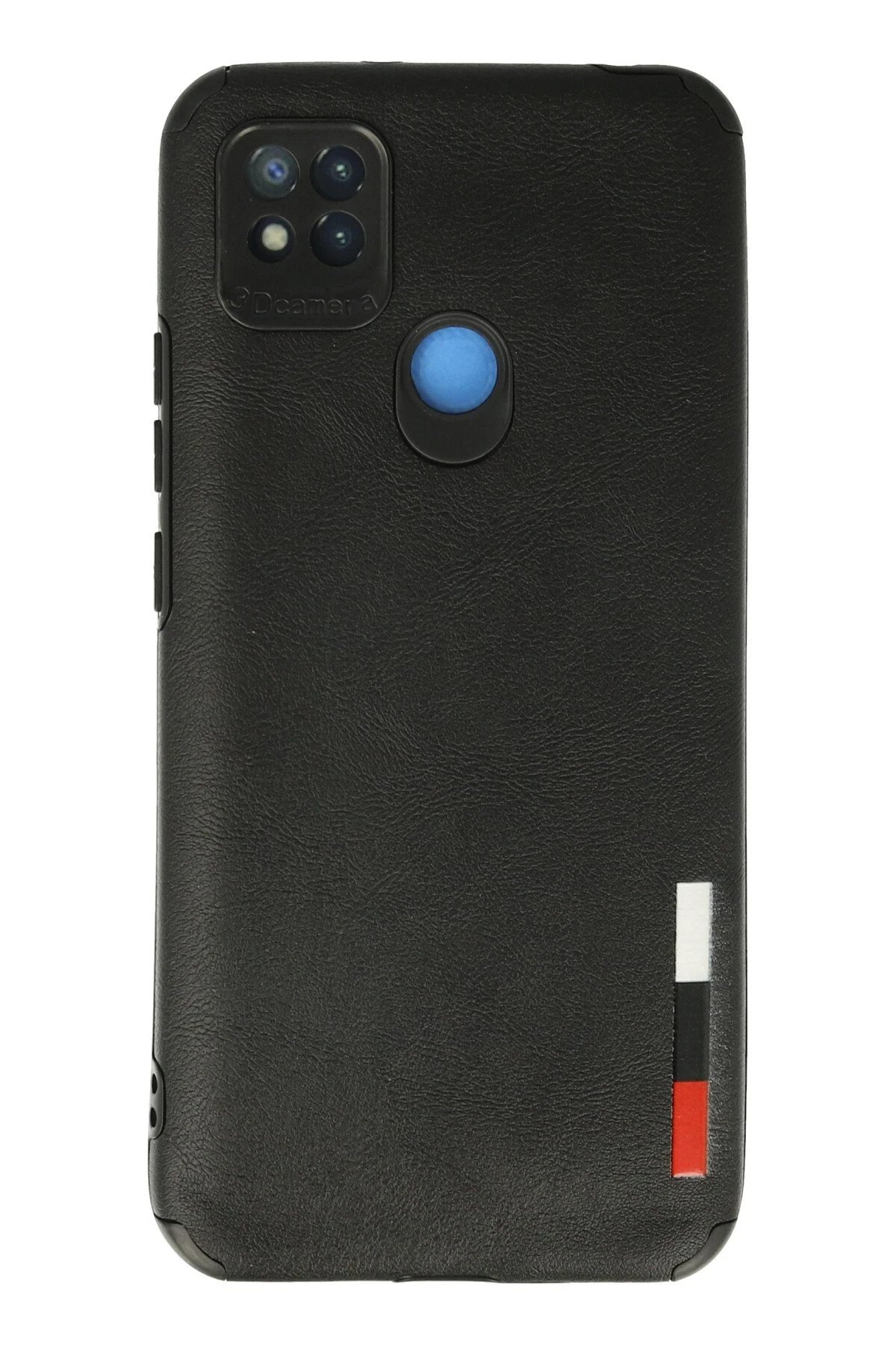 Xiaomi Redmi 9C Kılıf Loop Deri Silikon - Siyah-(5796)