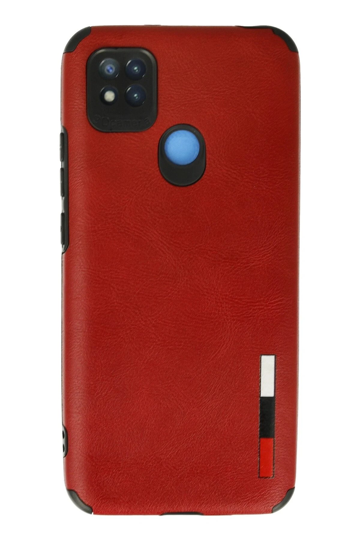 Xiaomi Redmi 9C Kılıf Loop Deri Silikon - Kırmızı-(5796)