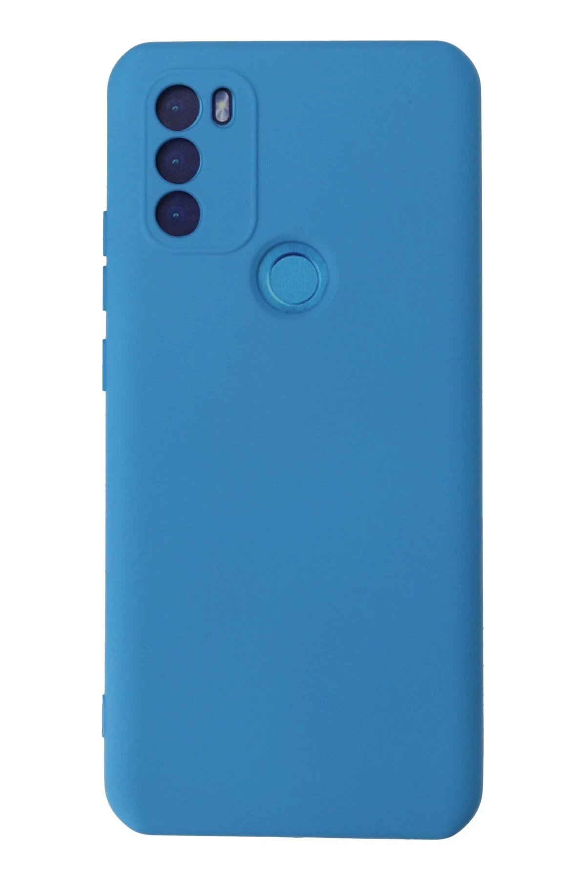 General Mobile GM 21 Plus Kılıf Nano içi Kadife Silikon - Mavi-(5796)