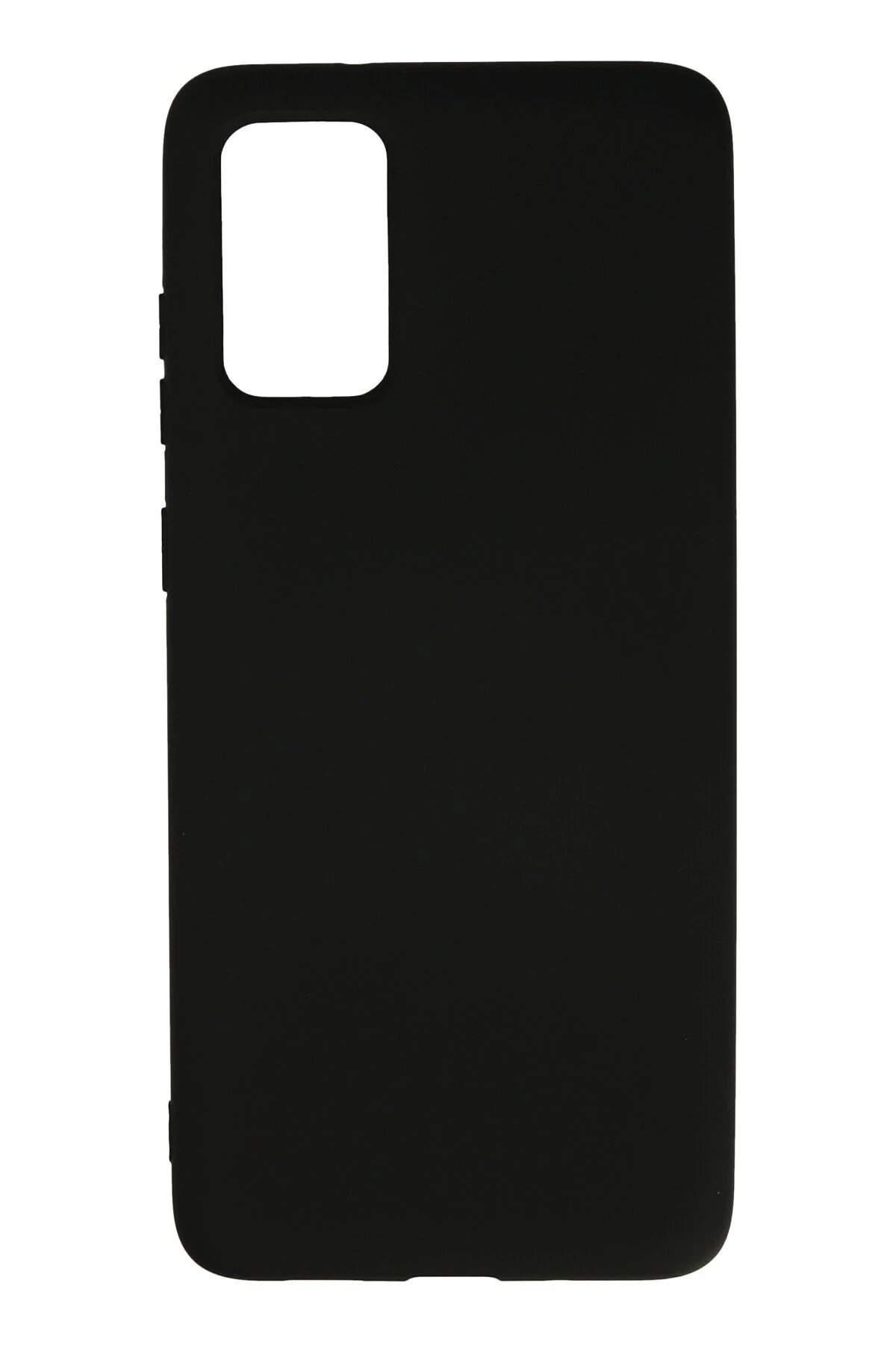 Samsung Galaxy S20 Plus Kılıf Nano içi Kadife Silikon - Siyah-(5796)