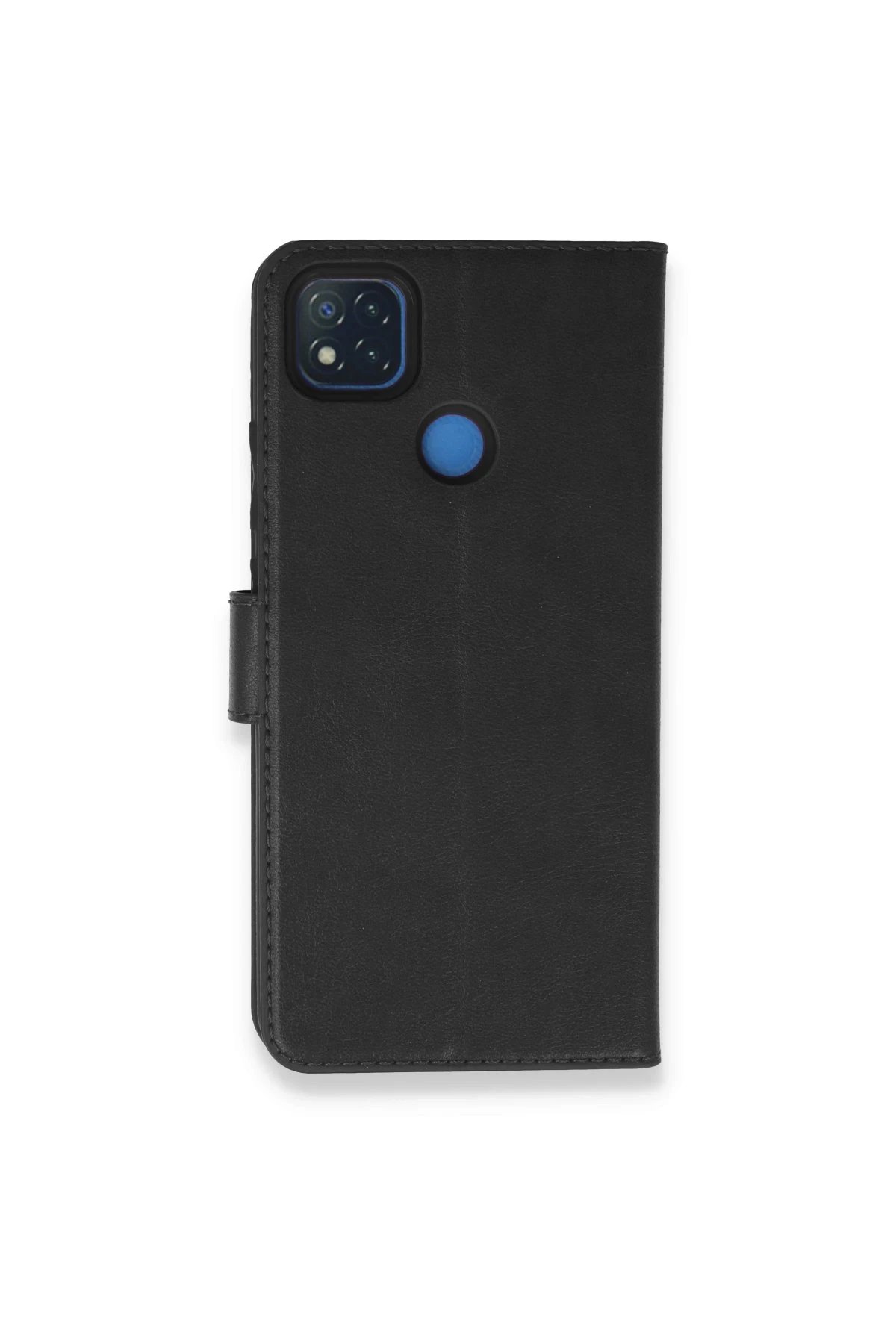 Xiaomi Redmi 9C Kılıf Trend S Plus Kapaklı Kılıf - Siyah-(5796)