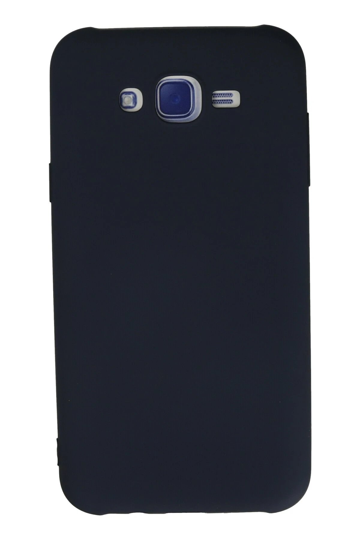 Samsung Galaxy J7 Kılıf Nano içi Kadife Silikon - Lacivert-(5796)