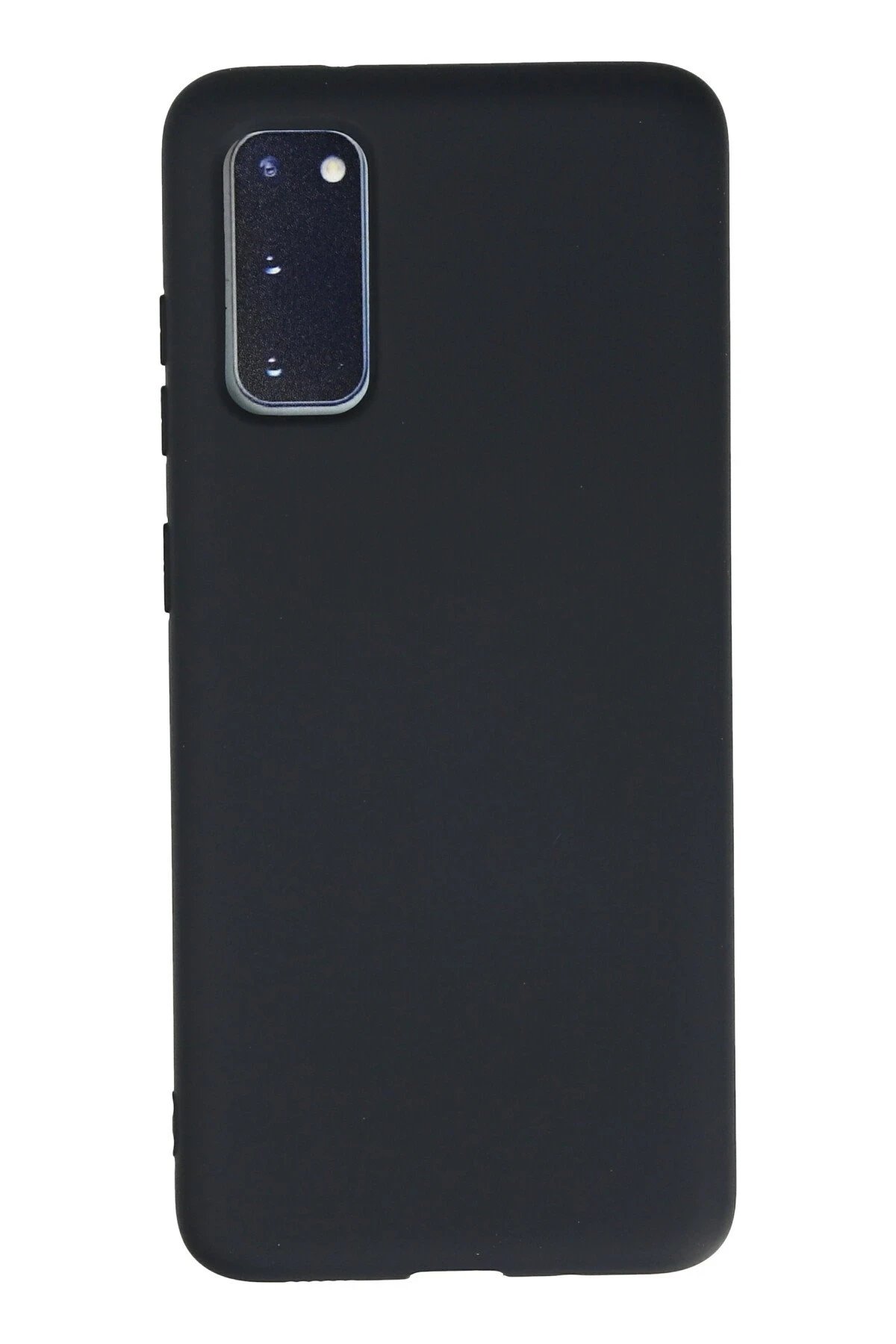 Samsung Galaxy S20 Kılıf Nano içi Kadife Silikon - Lacivert-(5796)