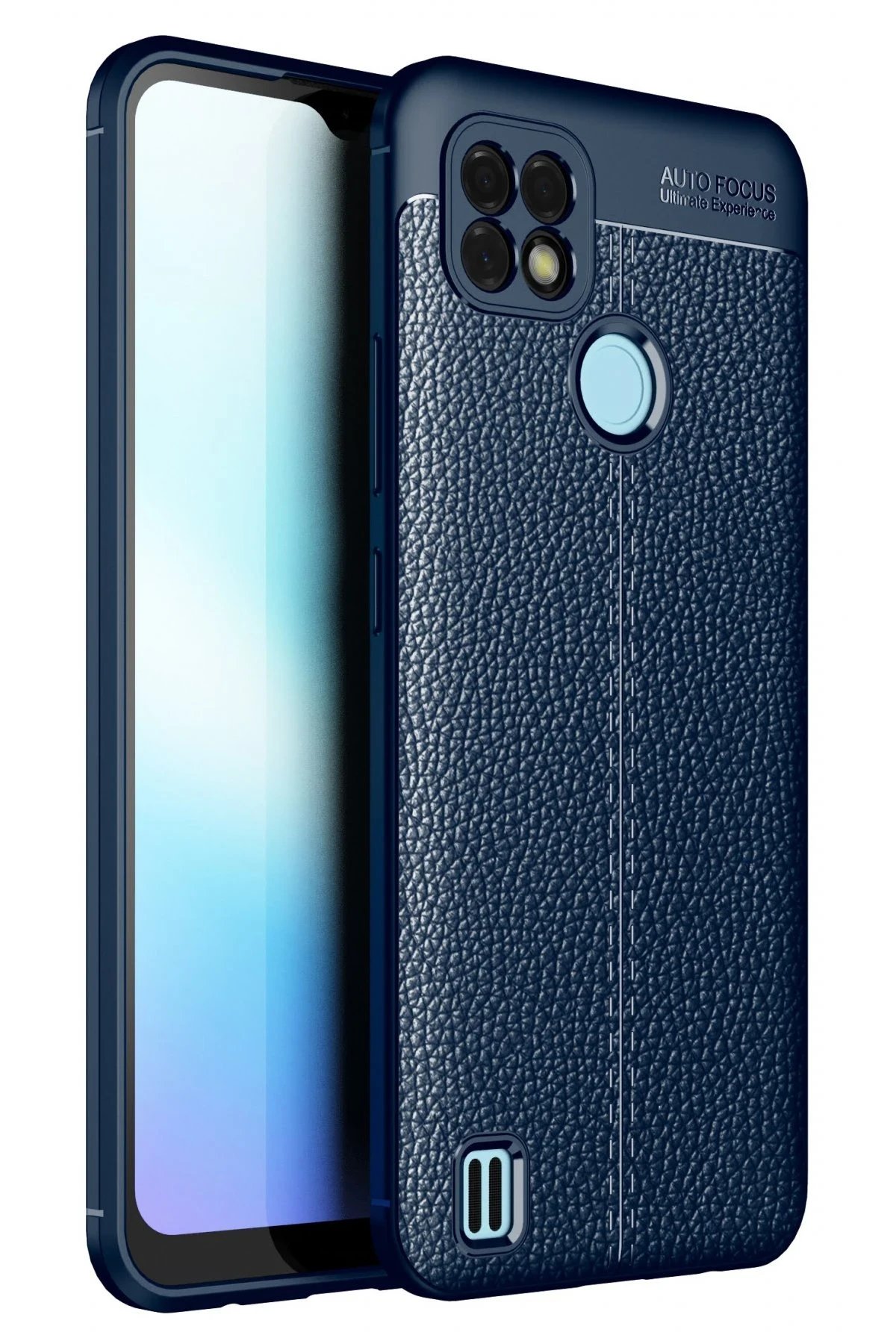 Realme C25 Kılıf Auto Focus Kapak - Lacivert-(5796)