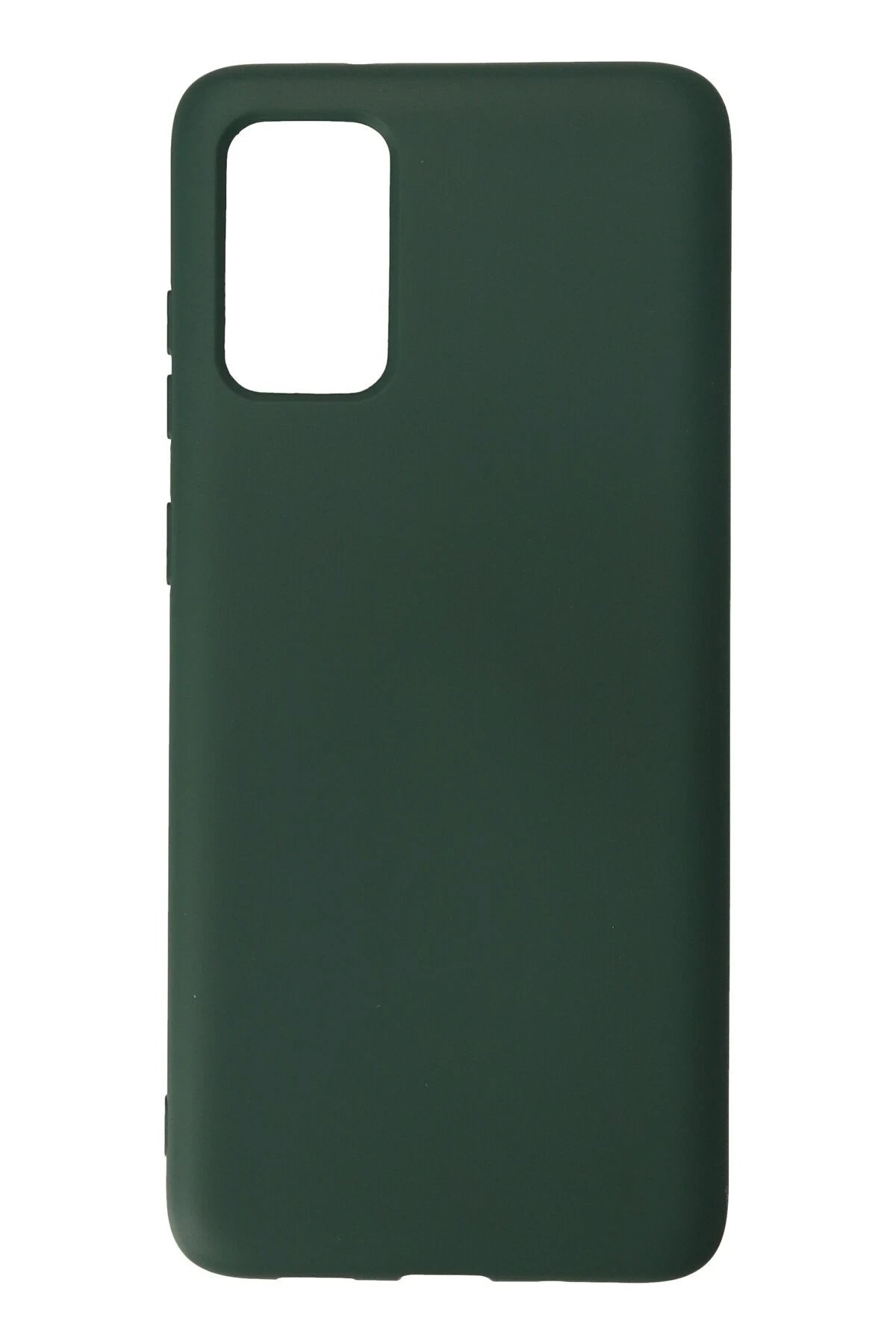 Samsung Galaxy S20 Plus Kılıf Nano içi Kadife Silikon - Koyu Yeşil-(5796)