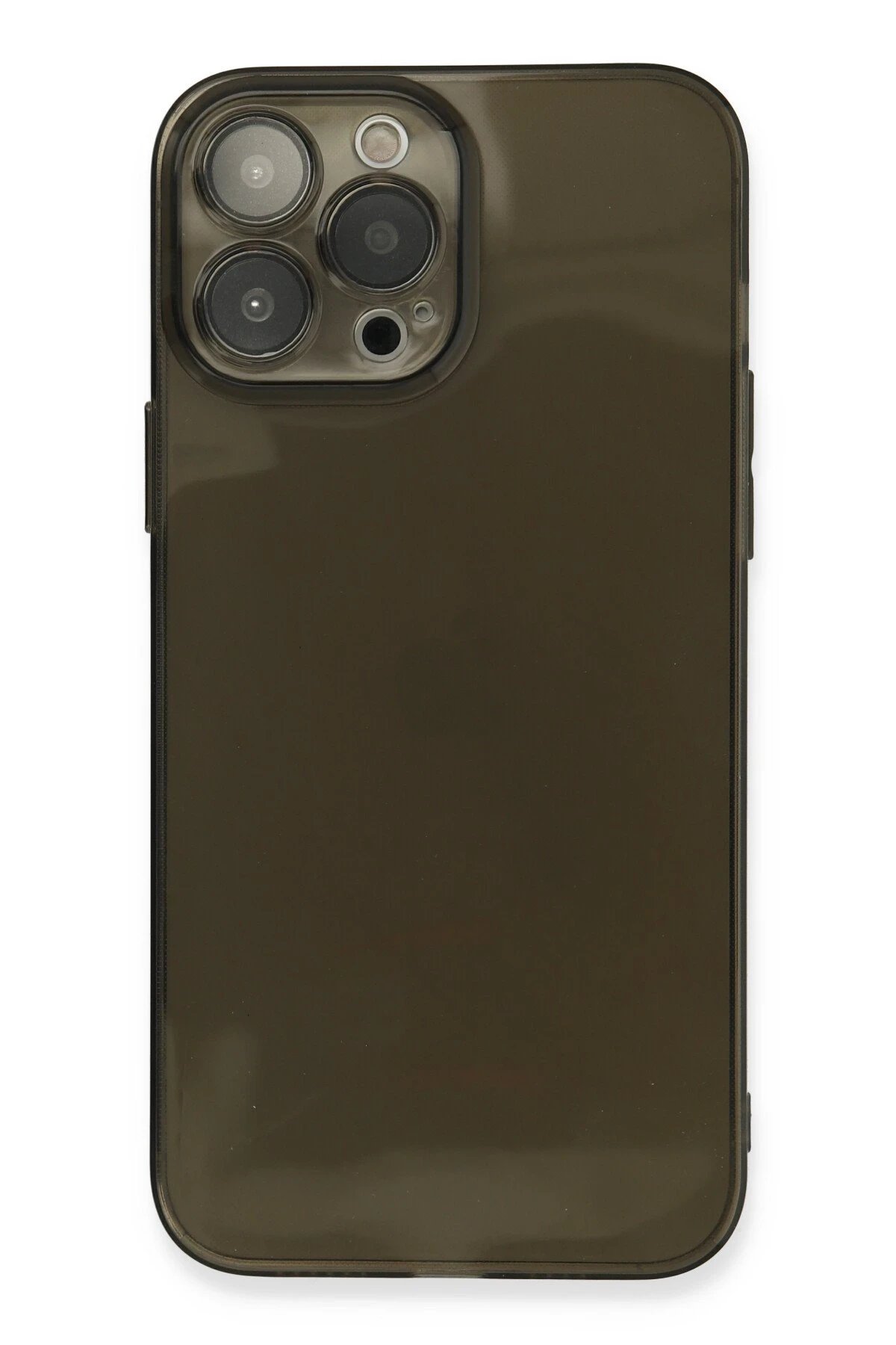iPhone 13 Pro Kılıf Fly Lens Silikon - Siyah-(5796)