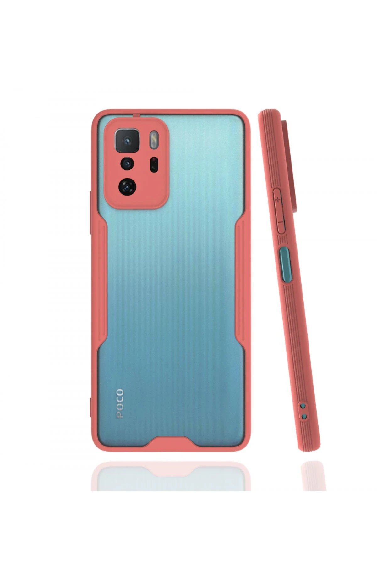 Xiaomi Poco X3 GT Kılıf Platin Silikon - Pembe-(5796)