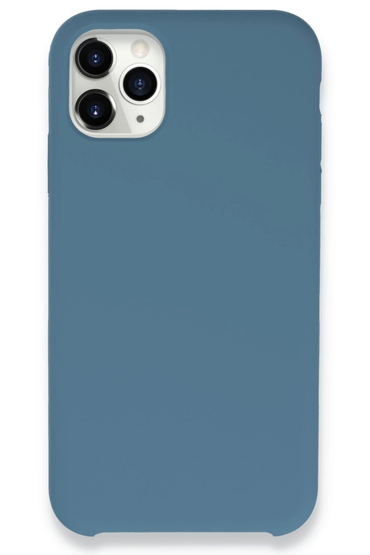 iPhone 11 Pro Max Kılıf Lansman Legant Silikon - Açık Mavi-(5796)